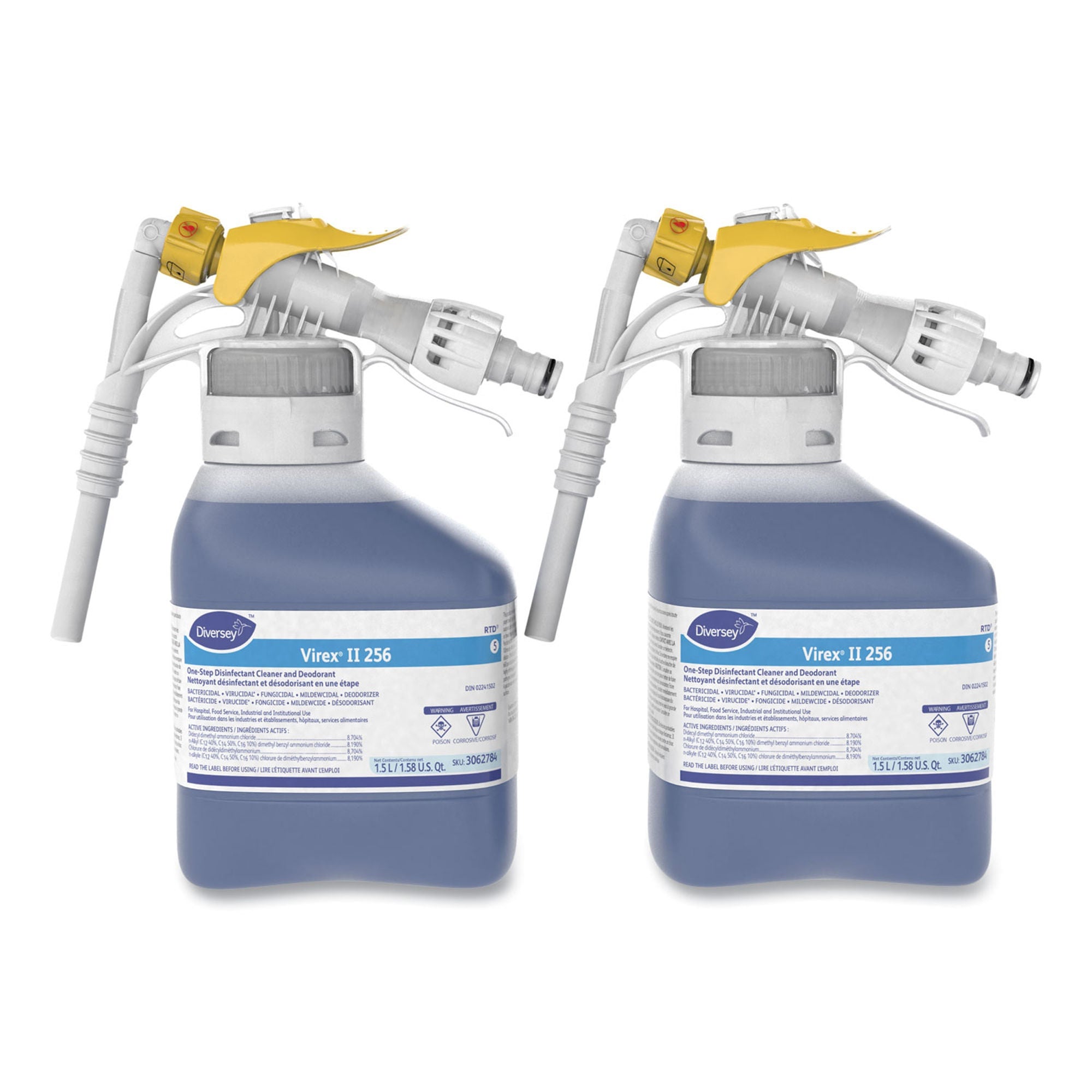 Essendant Co-United Stationers - DVS93063402 Glass / Surface Cleaner Diversey™ Glance® HC Glass and Multi-Surface RTD® Dispensing System Liquid Concentrate 1.5 Liter Bottle Ammonia Scent NonSterile