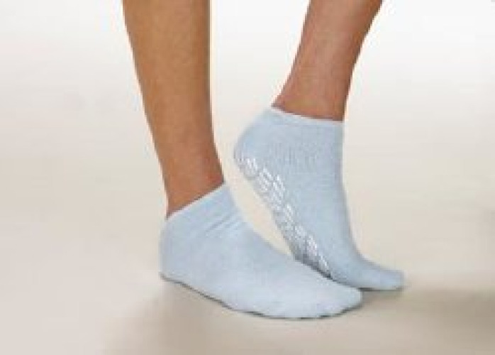 The Pillow Factory Division 80107 - Care-Steps® Double Tread Slipper Socks, Extra Large, Gray - 1/Pair, 48/Case