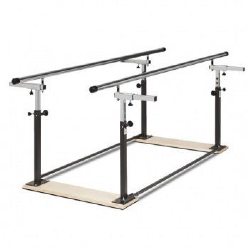 Clinton Industries - 3-3310 Parallel Bars Stainless Steel Handrail, Folding, Width Adjustable 10 Foot X 16 to 24 X 28 to 41 Inch