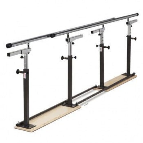 Clinton Industries - 3-3310 Parallel Bars Stainless Steel Handrail, Folding, Width Adjustable 10 Foot X 16 to 24 X 28 to 41 Inch