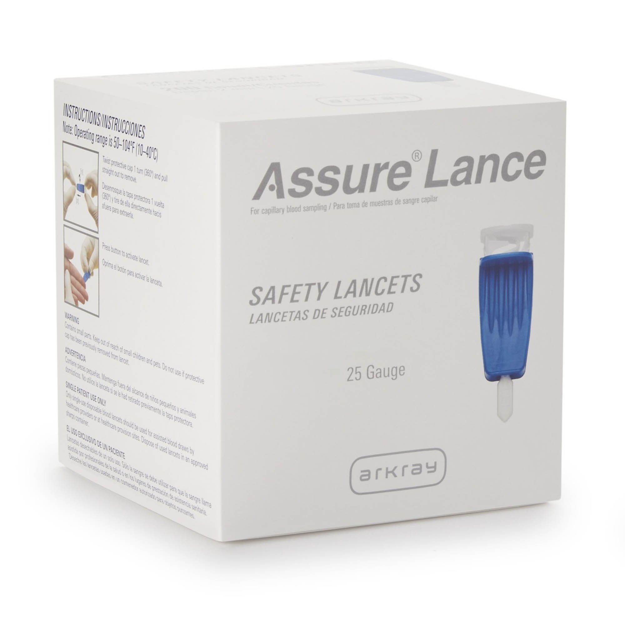 Arkray USA 990125 - Assure® Lance Plus Safety Lancet - 100/Box, 2400/Case