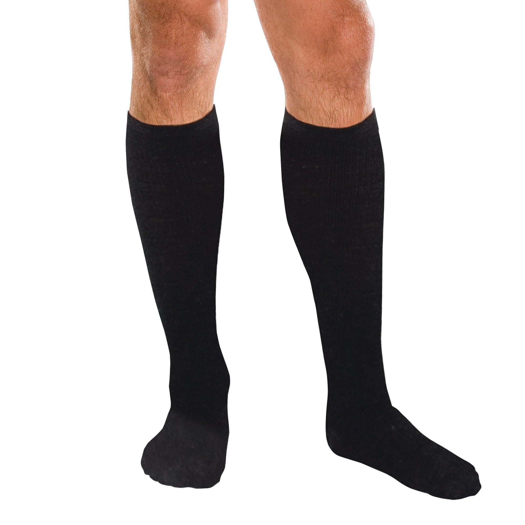 Alimed - 2970006205 Compression Socks Core-Spun by Therafirm® Knee High Large Black Closed Toe