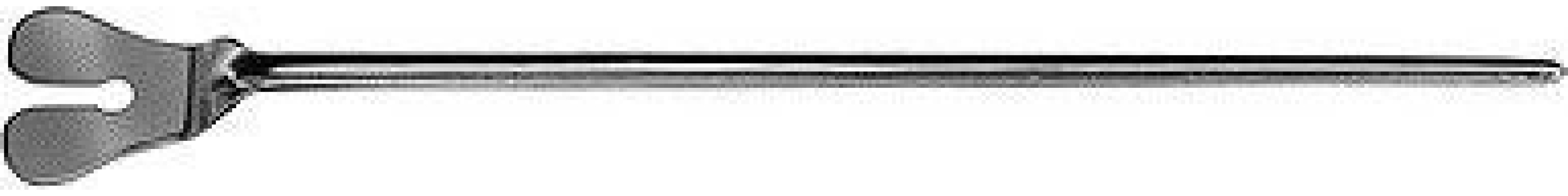 Bausch & Lomb - E4220 15 Grooved Director and Tongue Tie Quickert 5-3/4 Inch Length Plain End NonSterile