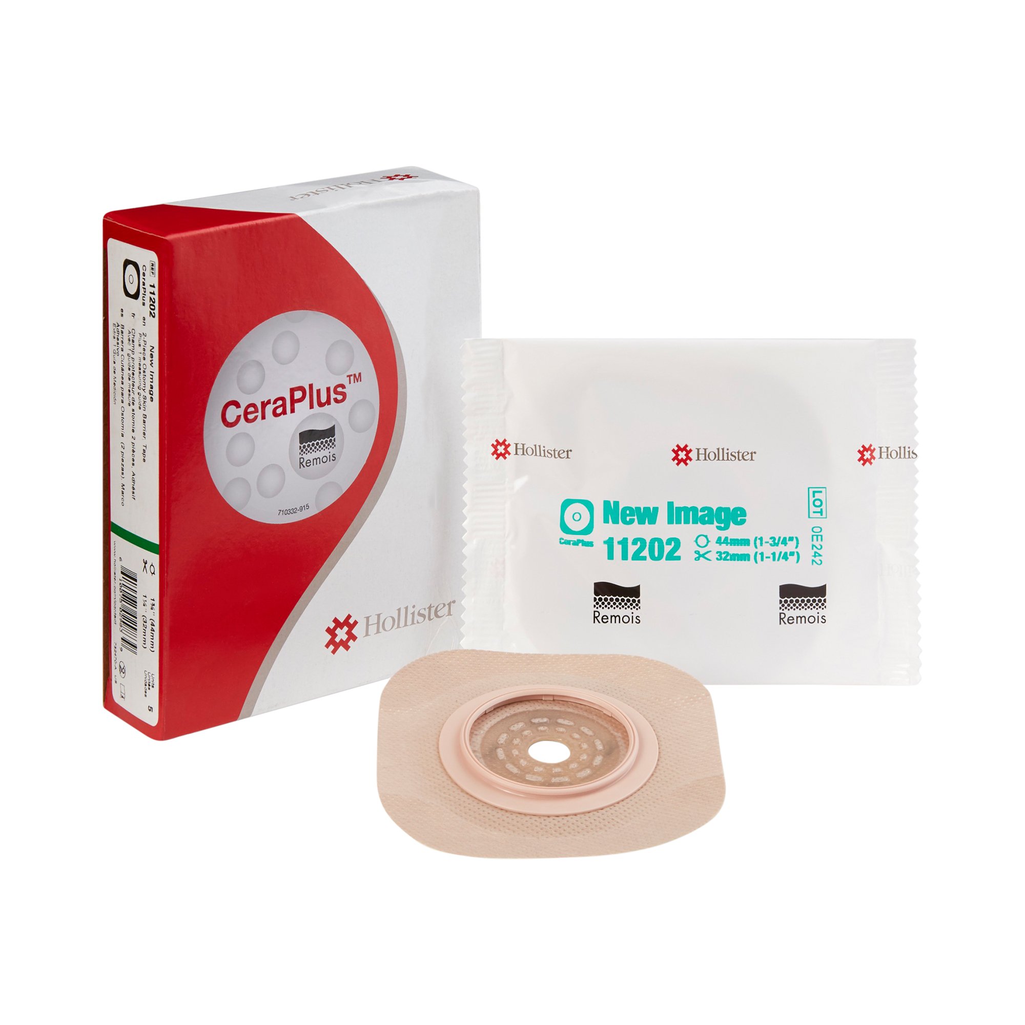 Hollister - 11202 New Image™ Flat CeraPlus™ Skin Barrier - Tape