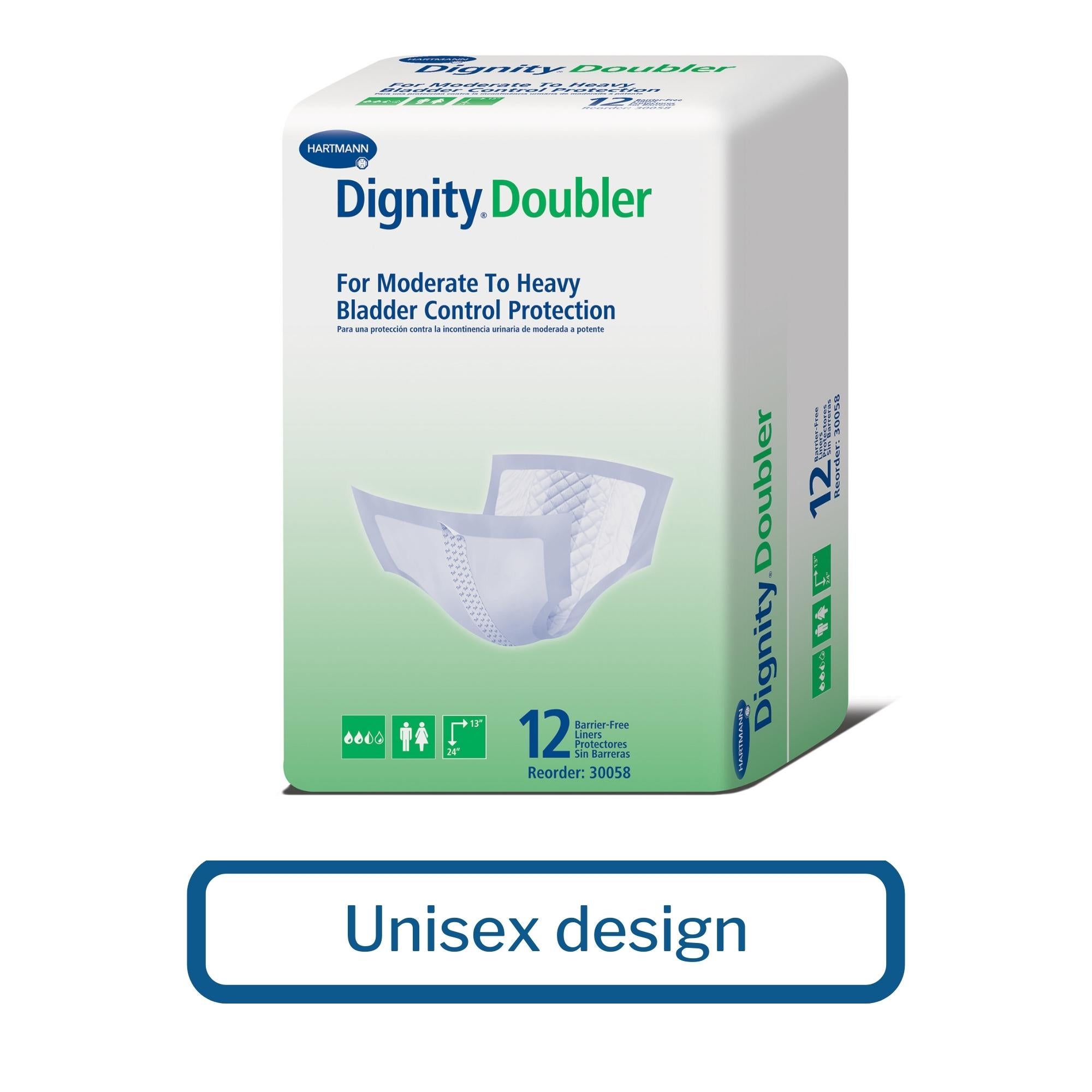 Hartmann - 30058 Dignity® Double For Moderate to Heavy Bladder Control Pad