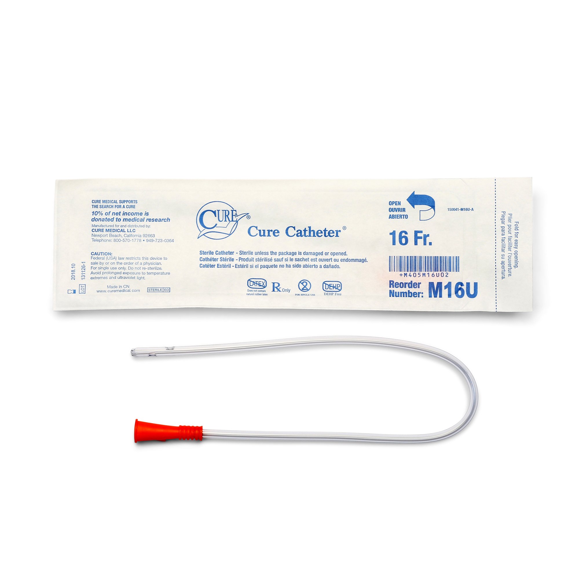 ConvaTec - M16U Cure Pocket Cath® Urethral Catheter