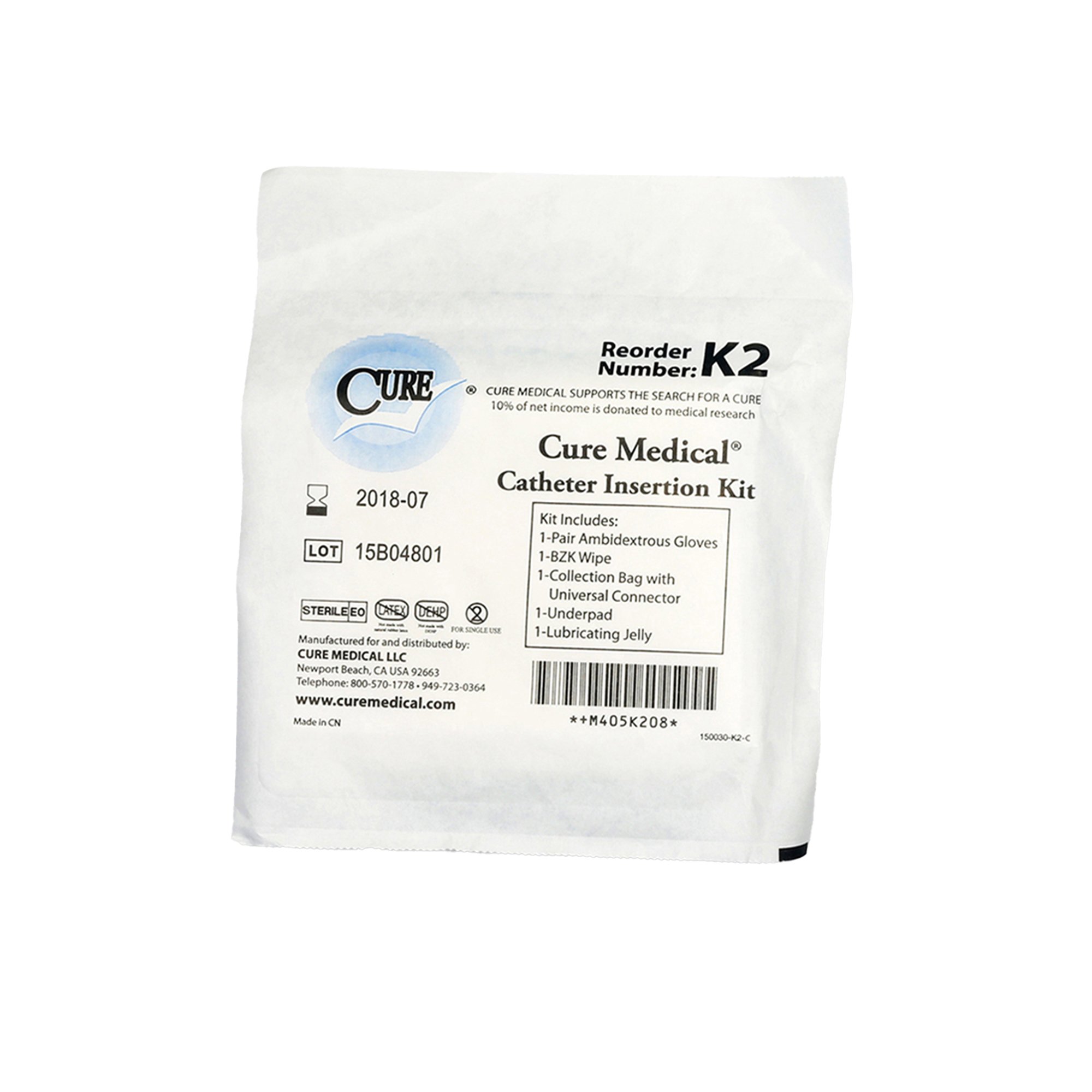 ConvaTec - K2-90 Cure® Catheter Insertion Tray With Collection Bag