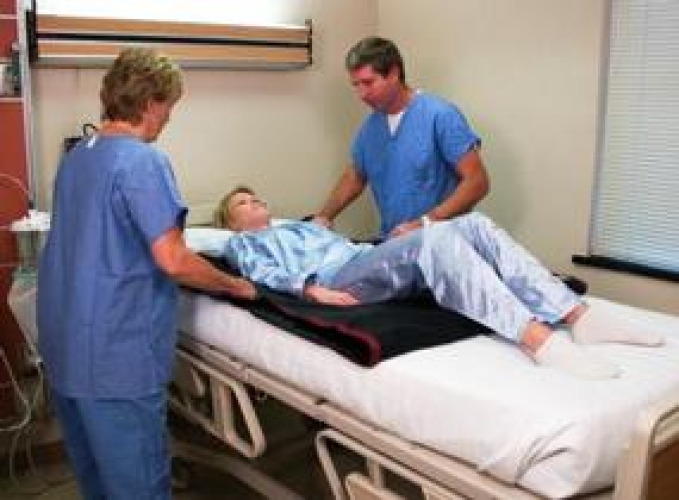 Ez Way Inc - 500262 Bariatric Tube Slide Sheet EZ Slide Black 48 X 56 Inch