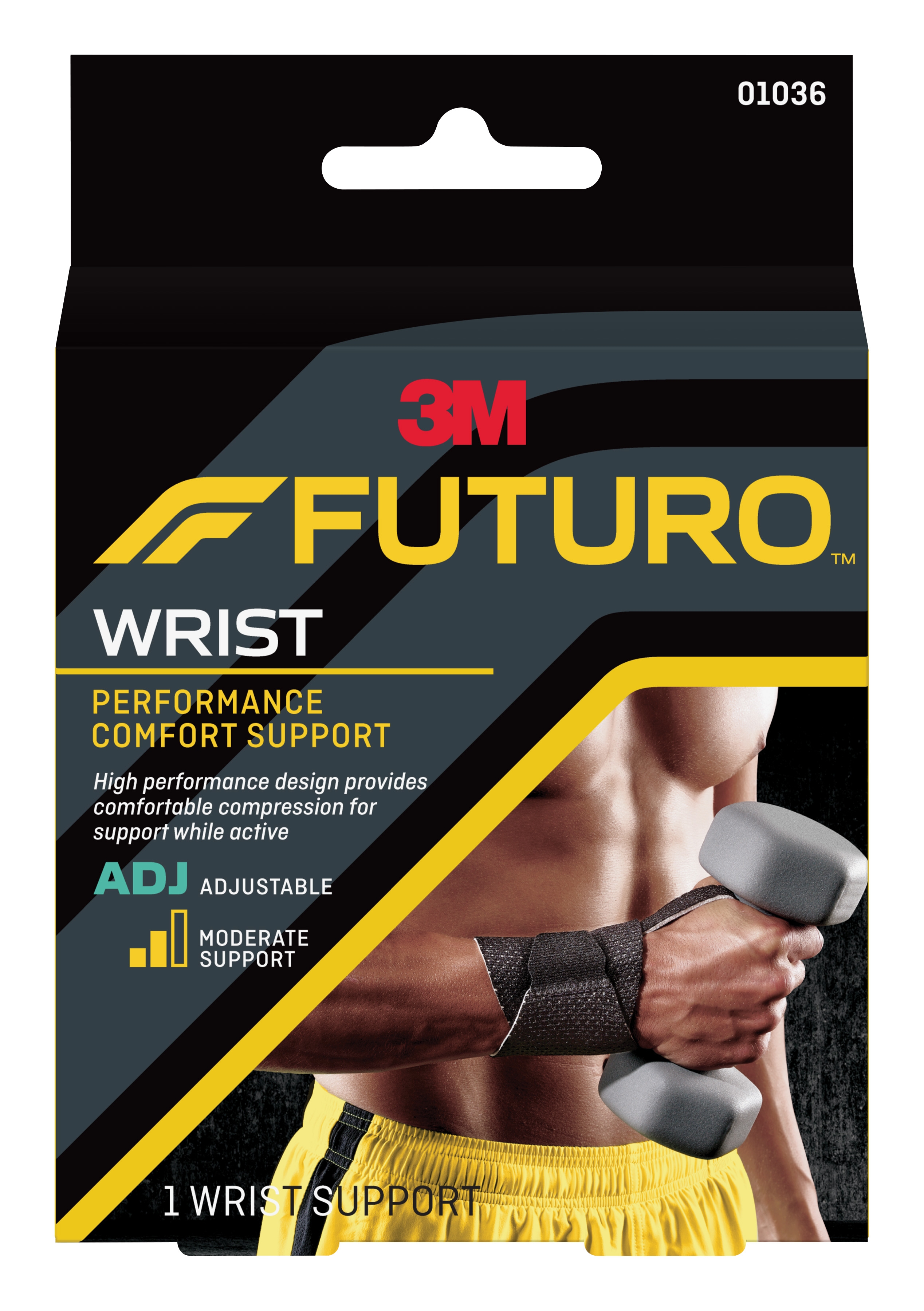 3M Company - 01036ENR 3M™ Futuro™ Performance Comfort Wrist Support