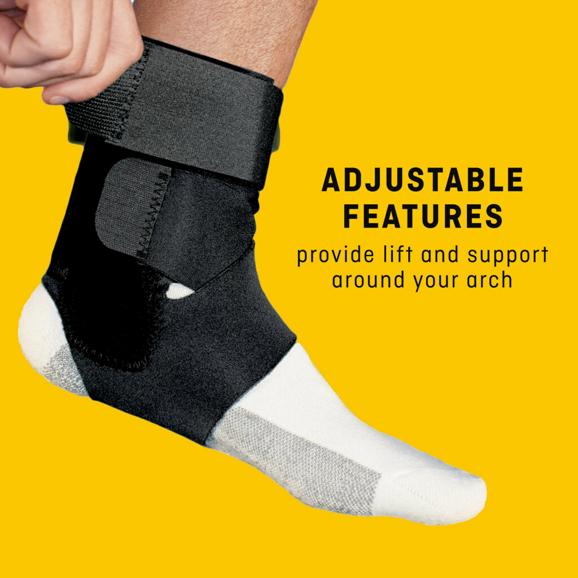 3M Company 46645ENR - 3M™ Futuro™ Ankle Performance Stabilizer, Adjustable, Adult, Black - 1/Each, 12/Case