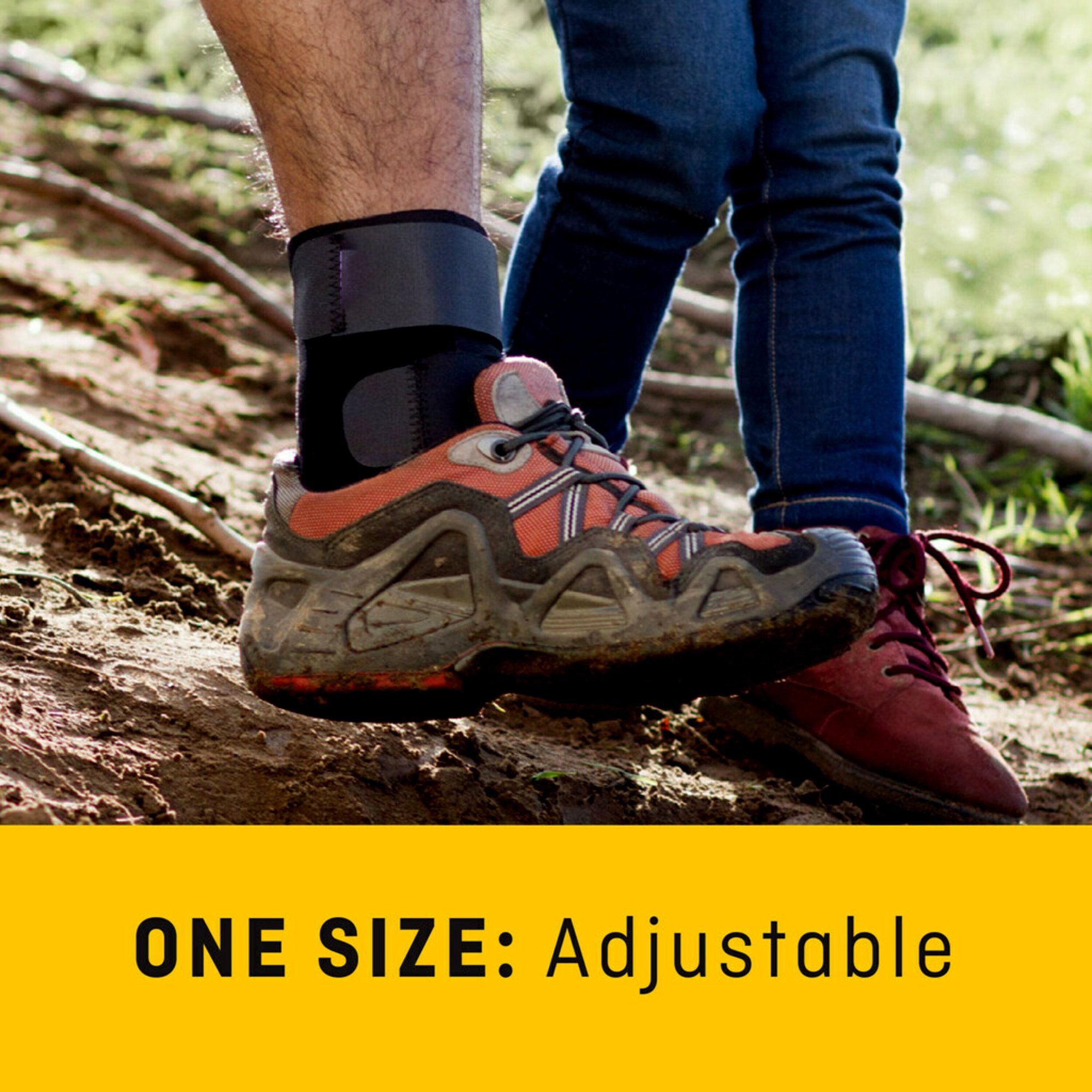 3M Company 46645ENR - 3M™ Futuro™ Ankle Performance Stabilizer, Adjustable, Adult, Black - 1/Each, 12/Case