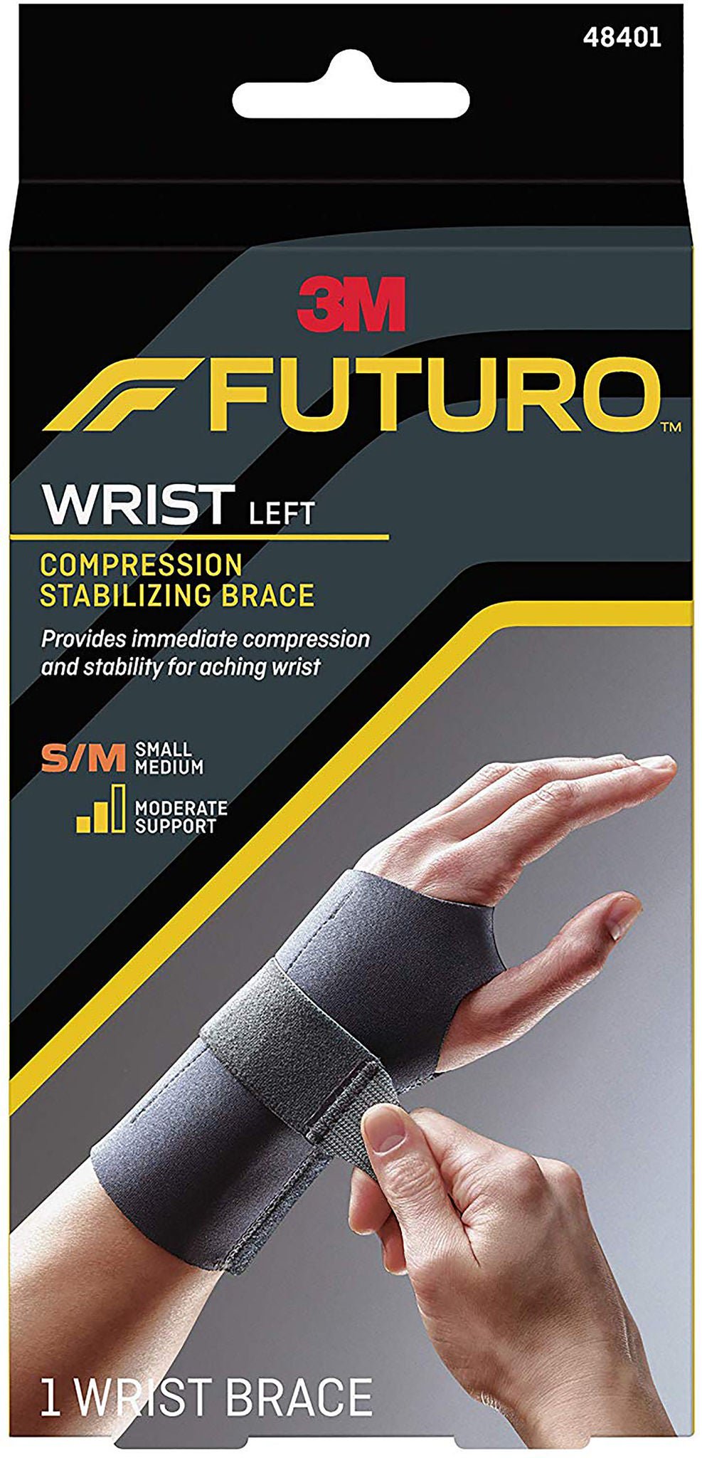 3M Company - 48401ENR 3M™ Futuro™ Left Wrist Brace