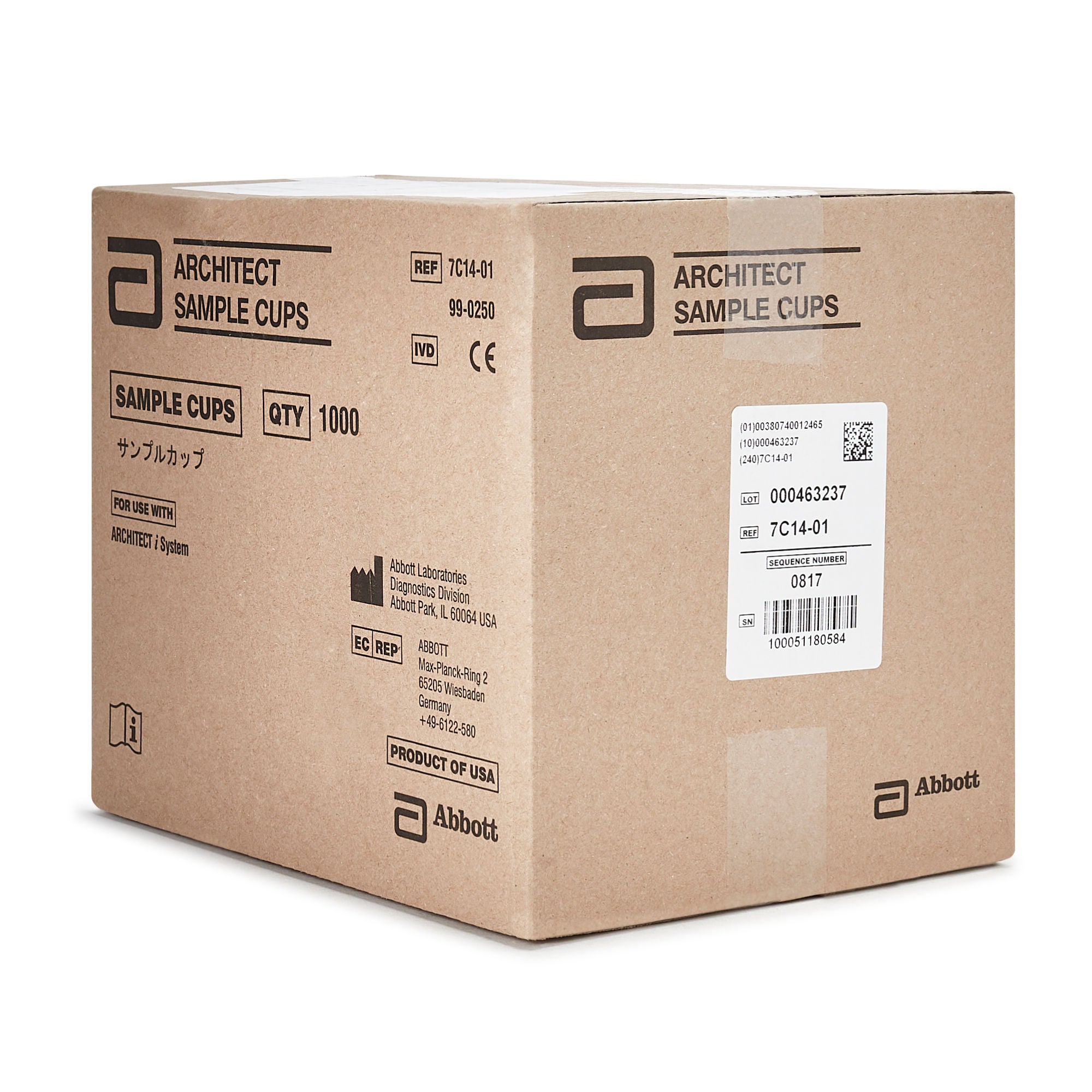 Abbott - 07C1401 Architect™ Sample Cups