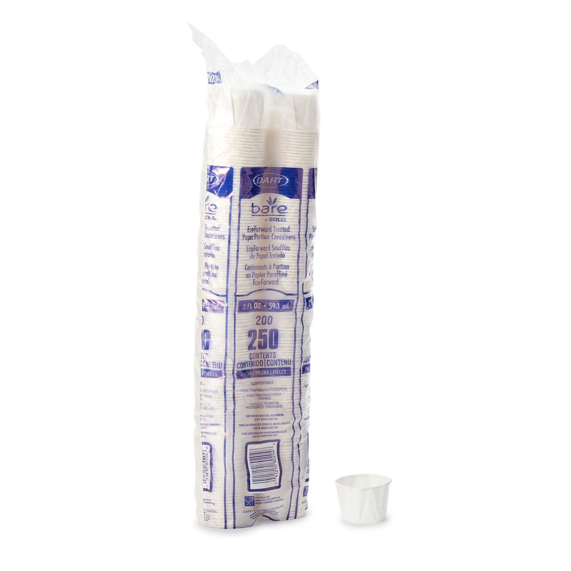 RJ Schinner Co - 200-2050 Souffle Cup Solo® 2 oz. Paper White Disposable
