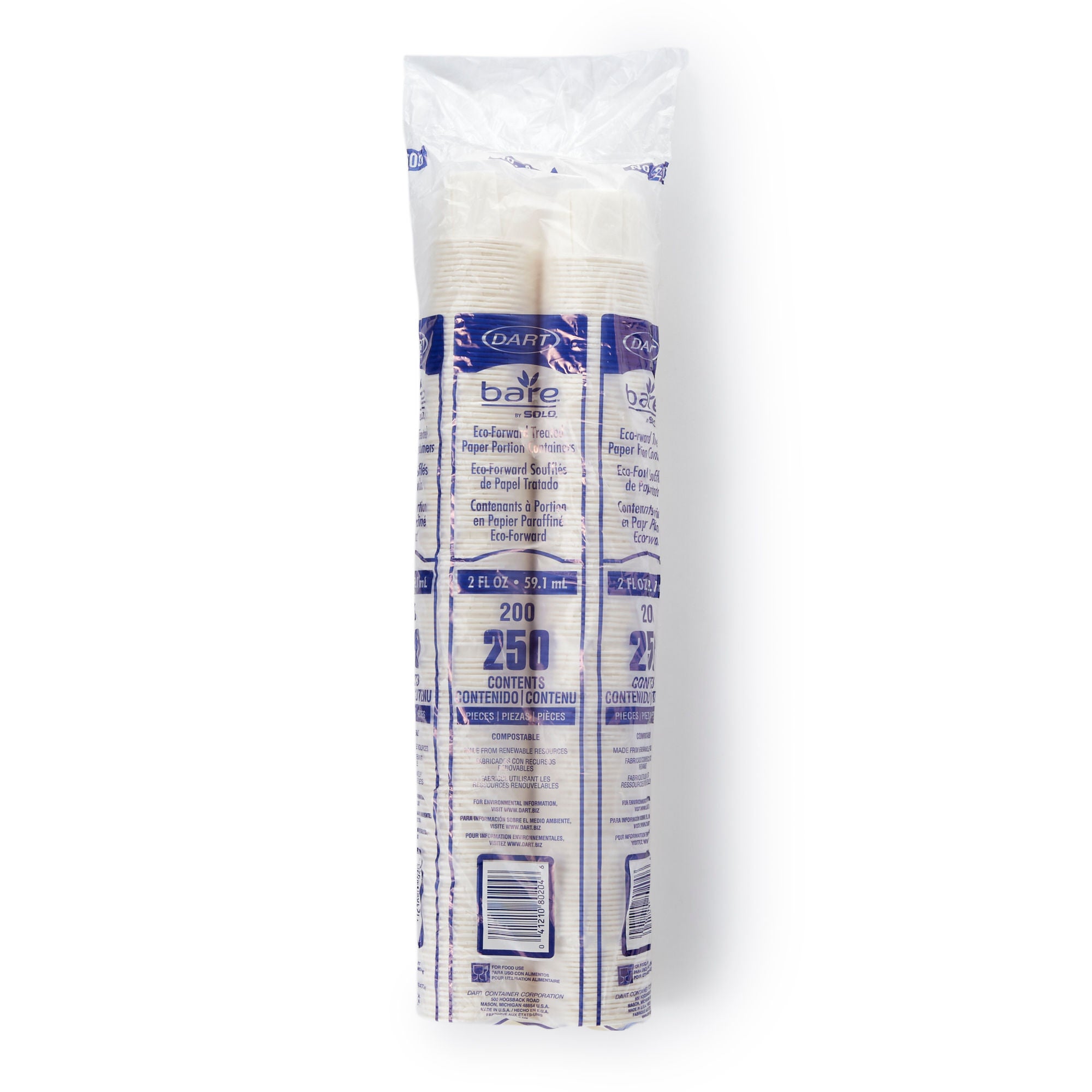 RJ Schinner Co - 200-2050 Souffle Cup Solo® 2 oz. Paper White Disposable