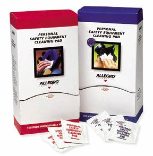 Fisher Anatomical - 19038507 Surface Disinfectant Cleaner Allegro® Respirator Alcohol Free Manual Pull Wipe 100 Count Individual Packet Alcohol Scent NonSterile