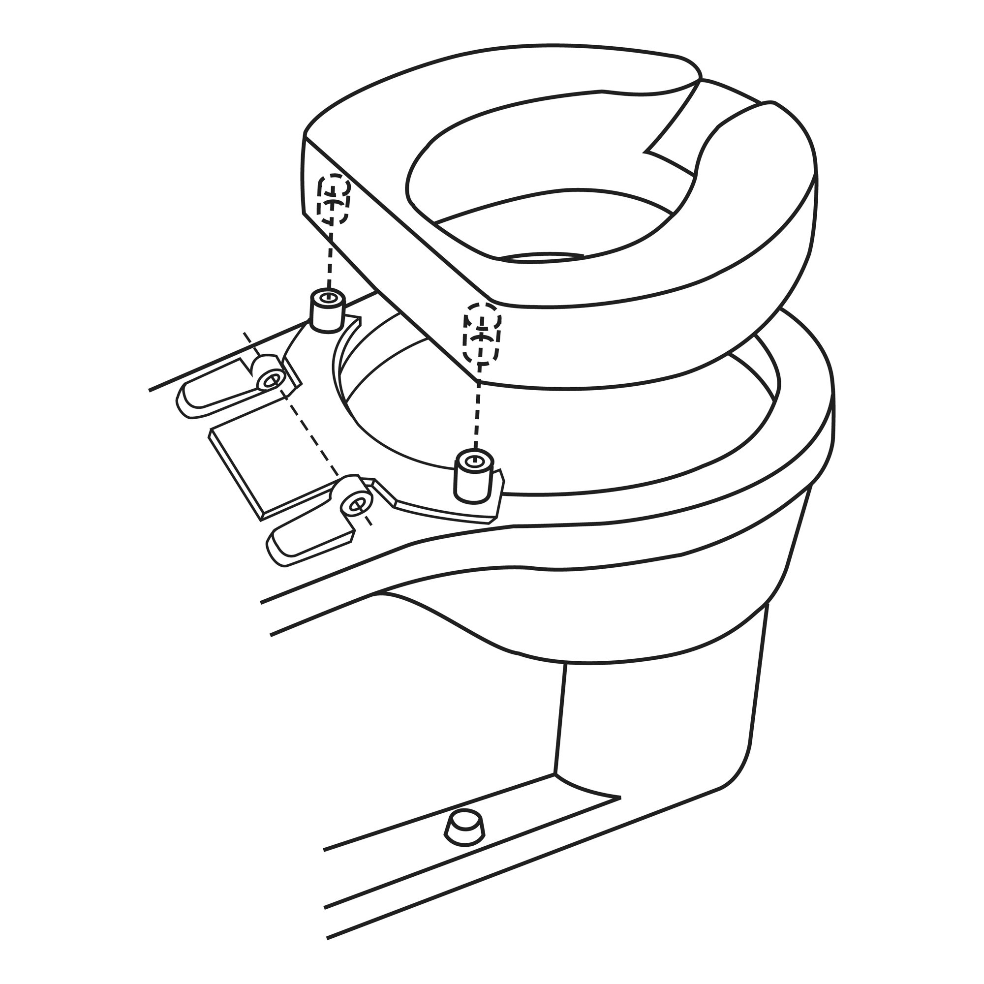 Maddak - 725950001 Lok-In-El® Bolt-Down Lok-In-El Bracket