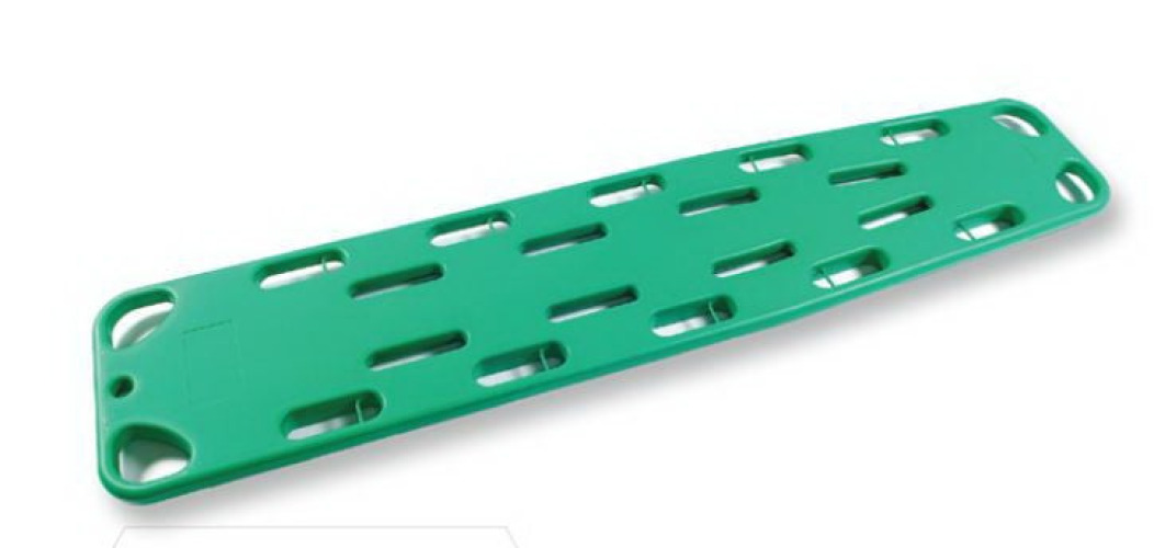 MedSource International - MS-93000 Backboard 600 lbs. Weight Capacity Green Polyethylene