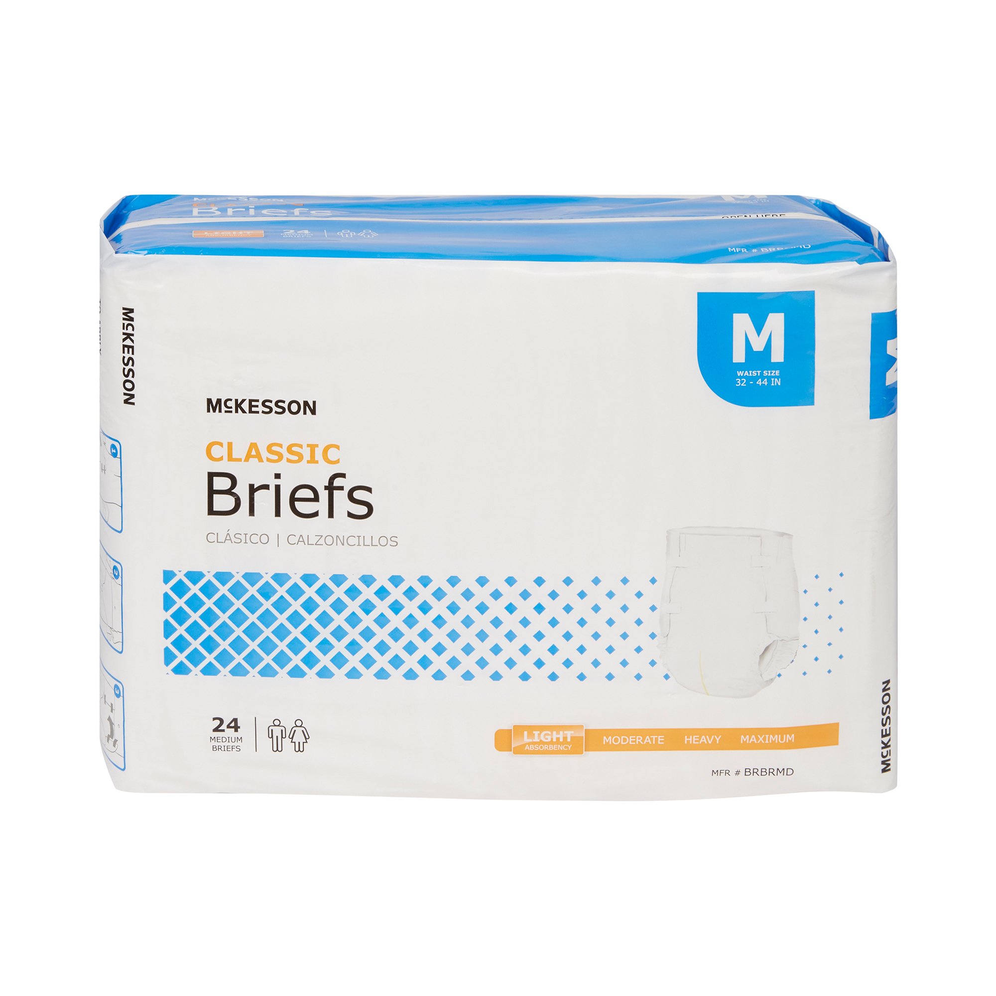 McKesson Brand - BRBRMD McKesson Classic Light Absorbency Incontinence Brief