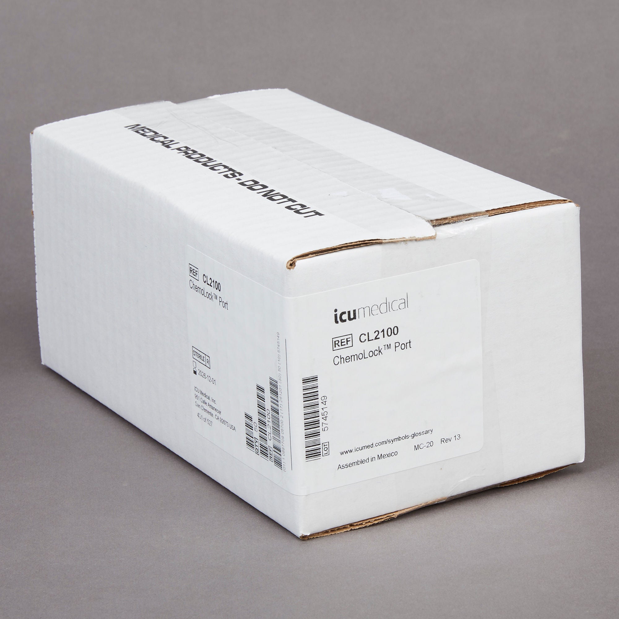 ICU Medical - CL2100 IV Port Chemolock