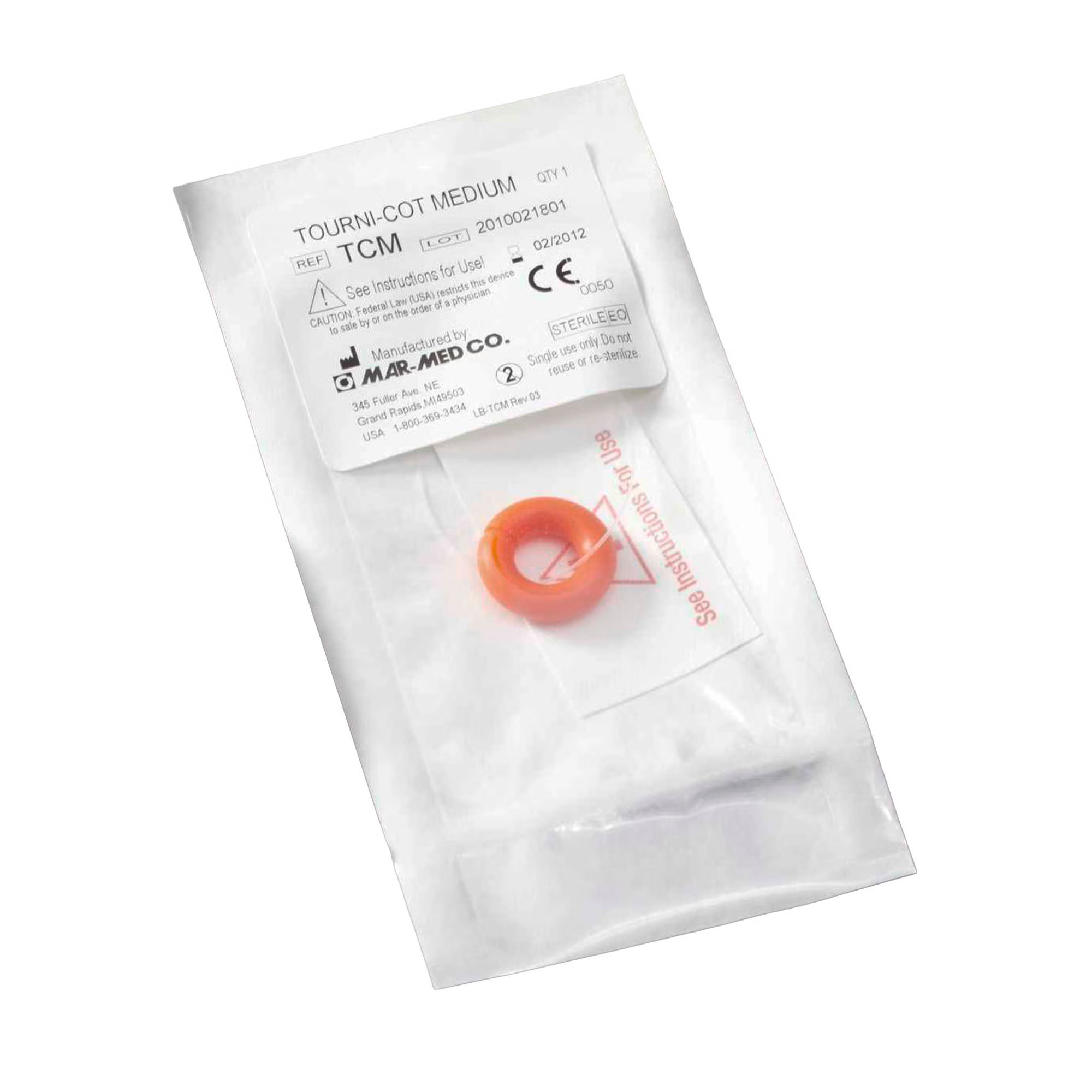 Mar Med Inc - TCM Digit Tourniquet Tourni-Cot® Varied Length Finger or Toe Silicone