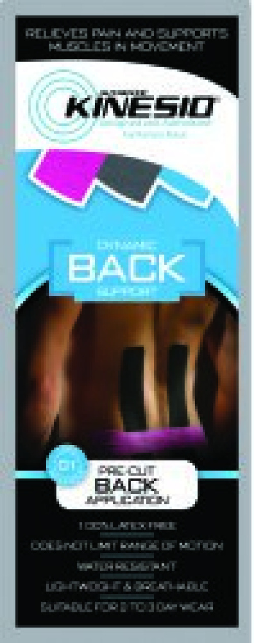 Fabrication Enterprises 24-4930-20 - Kinesio® Pre-Cut Kinesiology Tape - 20/Case