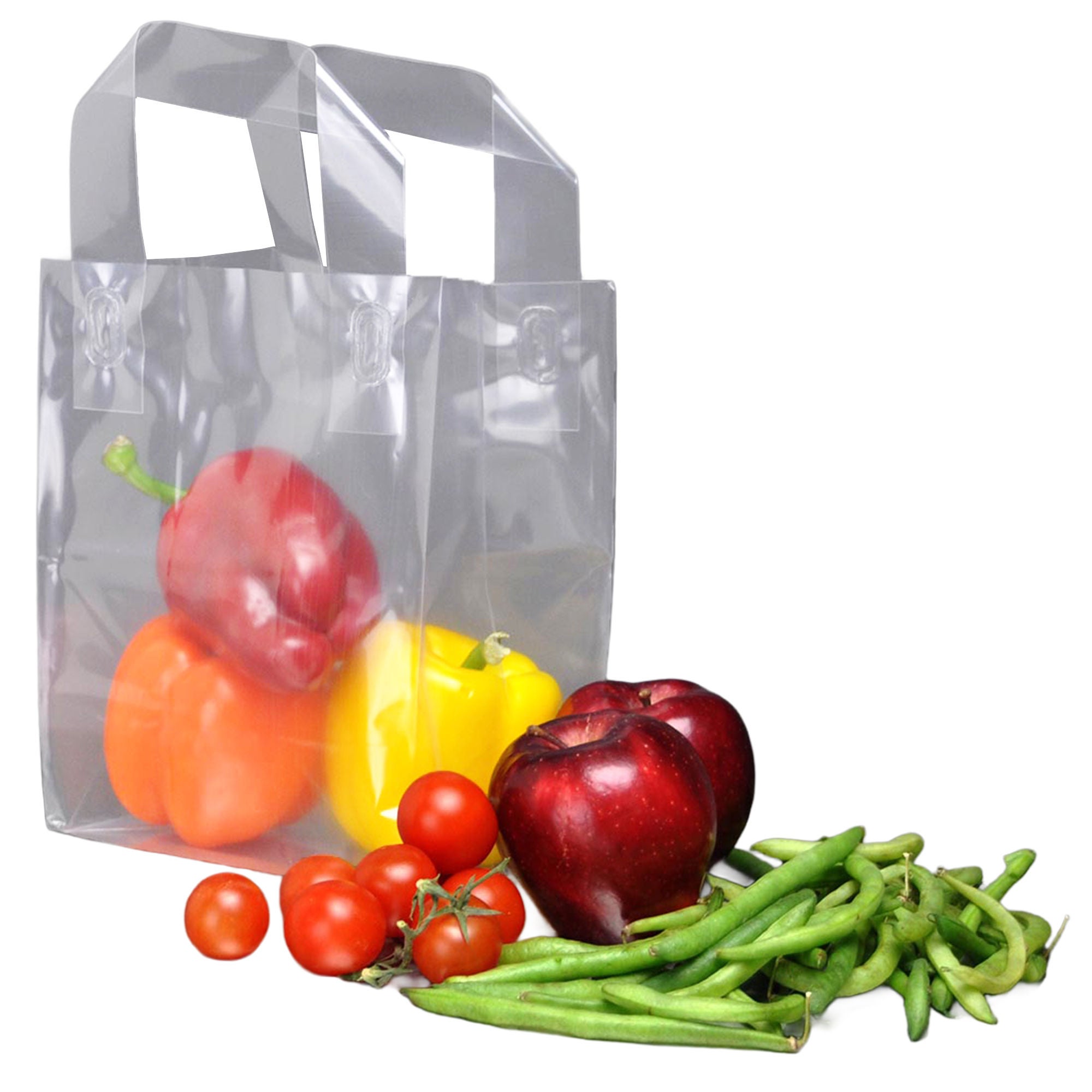 Elkay Plastics - TO6484 Open Ended Handle Bag Fast Take® 4-3/4 X 6-3/4 X 8-1/2 Inch 3 mil