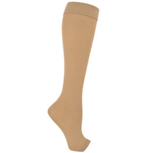 DJO - 11320M Anti-embolism Stocking Knee High Medium Beige Open Toe
