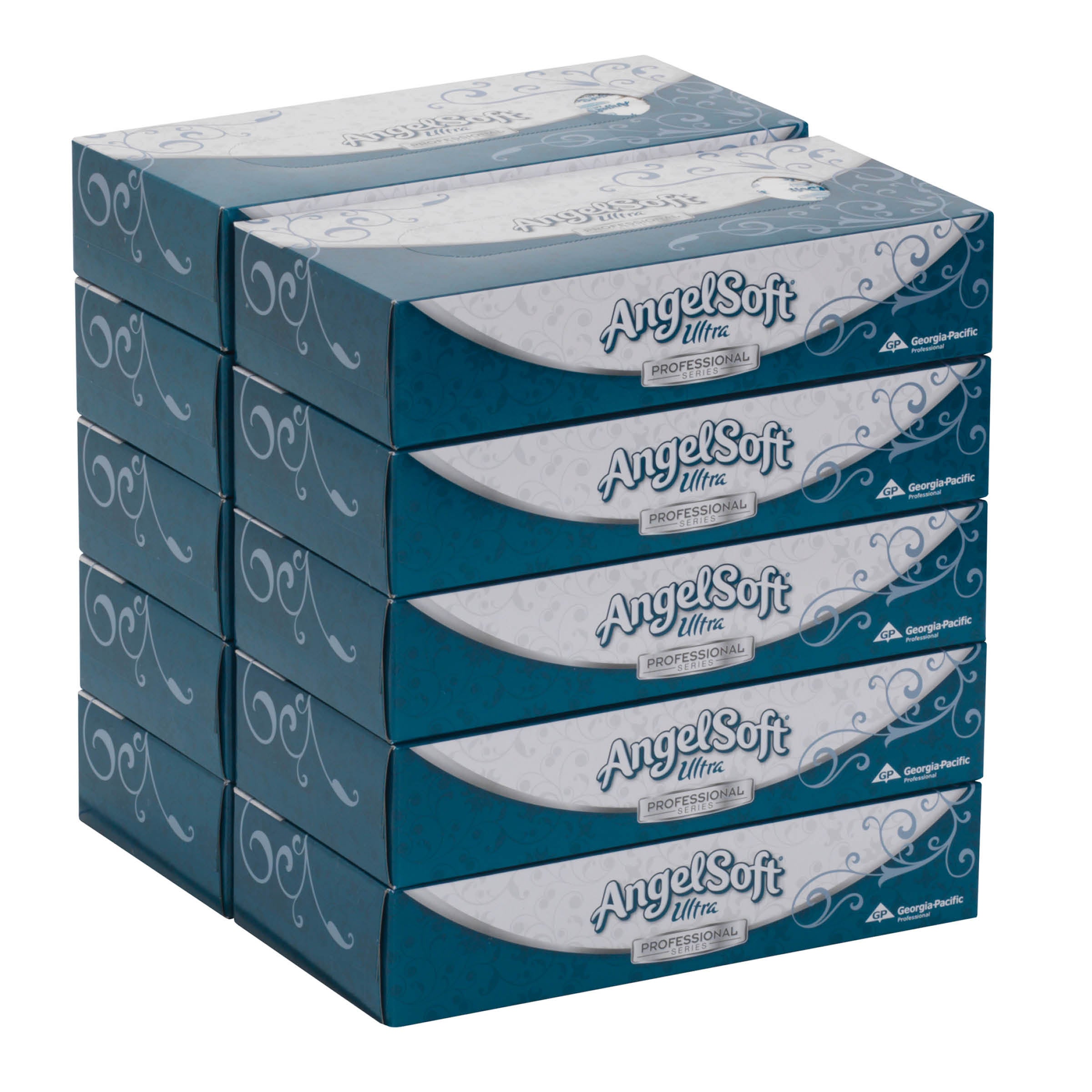 Georgia-Pacific Consumer Products LP - 4836014 Facial Tissue Angel Soft Ultra Professional Series® White 7-2/5 X 8-4/5 Inch 125 Count
