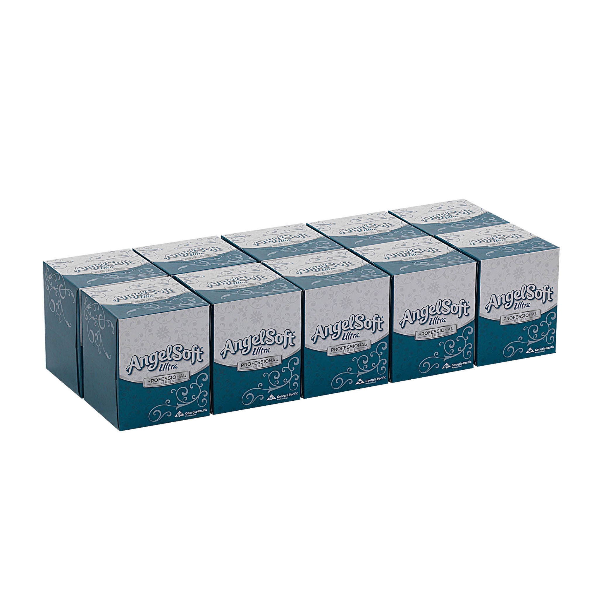 Georgia-Pacific Consumer Products LP - 4636014 Facial Tissue Angel Soft Ultra Professional Series® White 7-3/5 X 8-1/2 Inch 96 Count