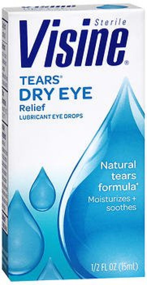J & J Sales - 74300001067 Visine® Glycerin / Hypromellose / Polyethylene Glycol Eye Lubricant