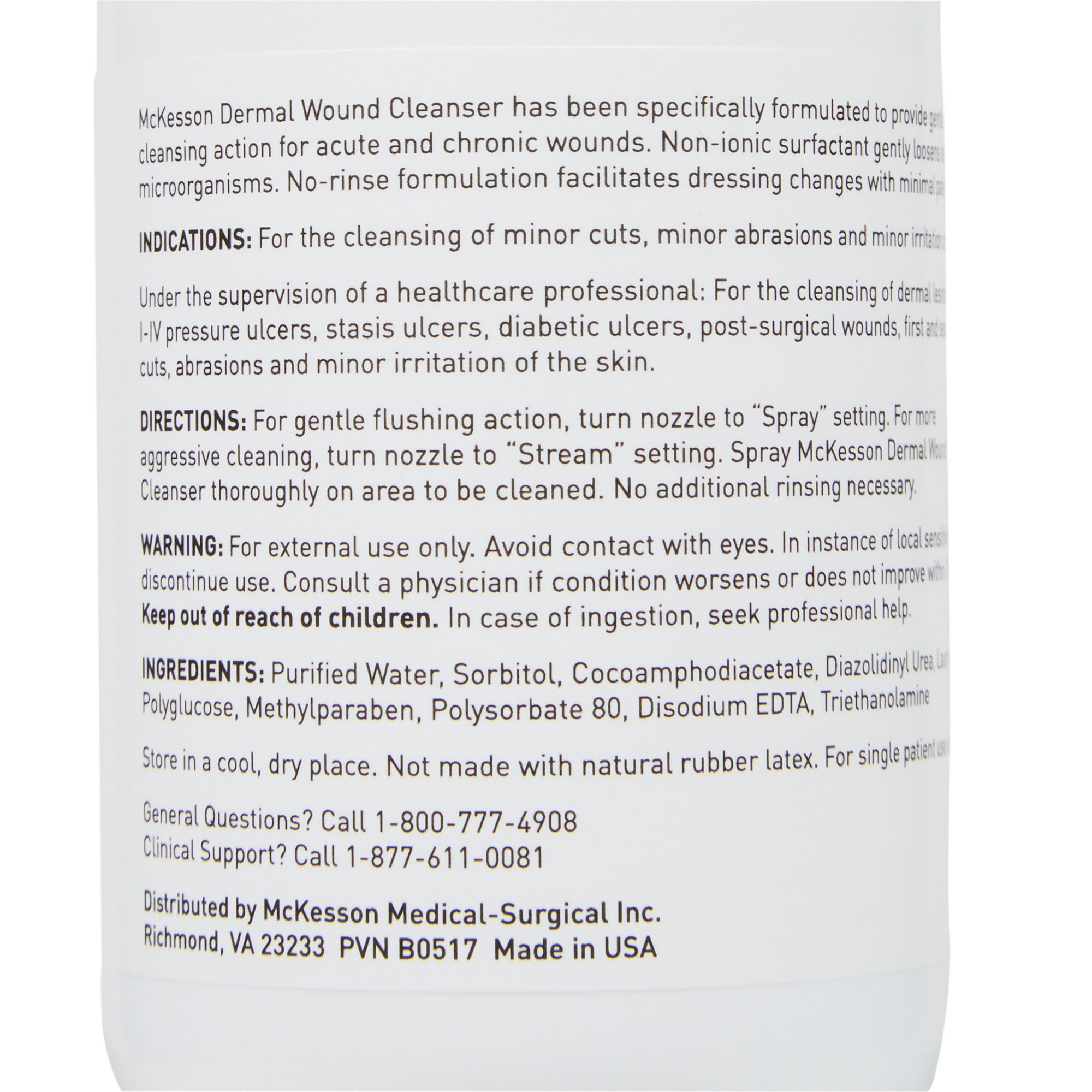 McKesson Brand - 1718 McKesson Wound Cleanser