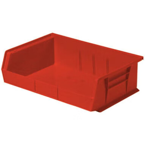Health Care Logistics - 1417R Storage Bin HCL® Super Tough Red Plastic 5 X 10-7/8 X 16-1/2 Inch