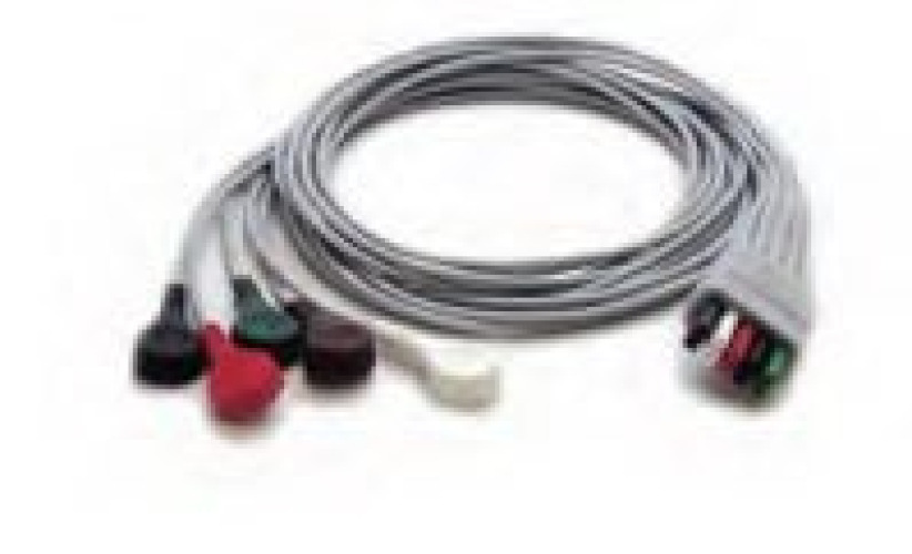 Mindray USA - 0012-00-1503-03 ECG Leadwire Set 36 Inch, 5-Leads, Snap Leads, Reusable For DPM 6, DPM 7, Panorama, Passport 2, Passport V, Spectrum, Spectrum OR, V12, V21, Passport 8, Passport 12, T1 Patient Monitor