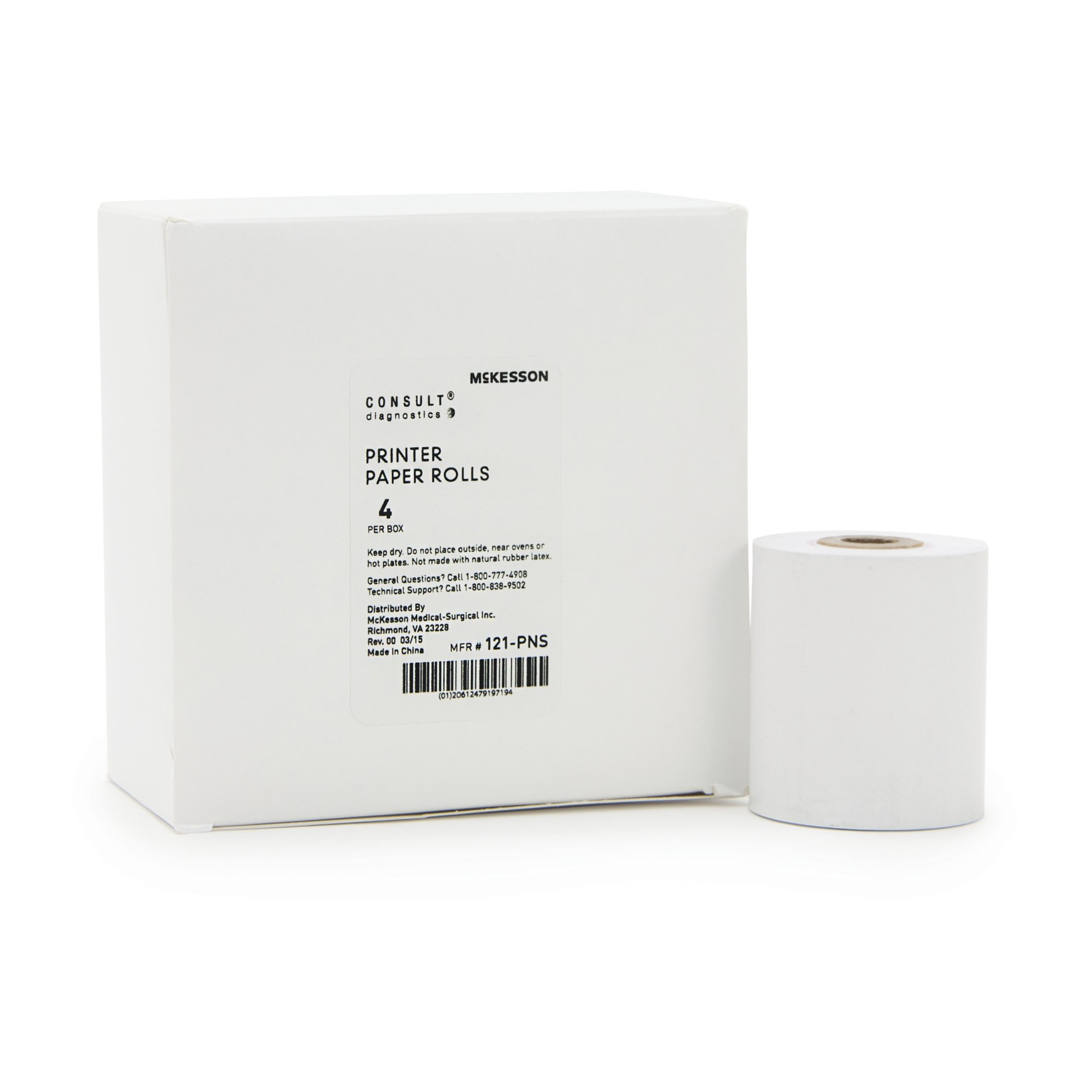 McKesson Brand - 121-PNS McKesson Consult® Printer Paper Rolls
