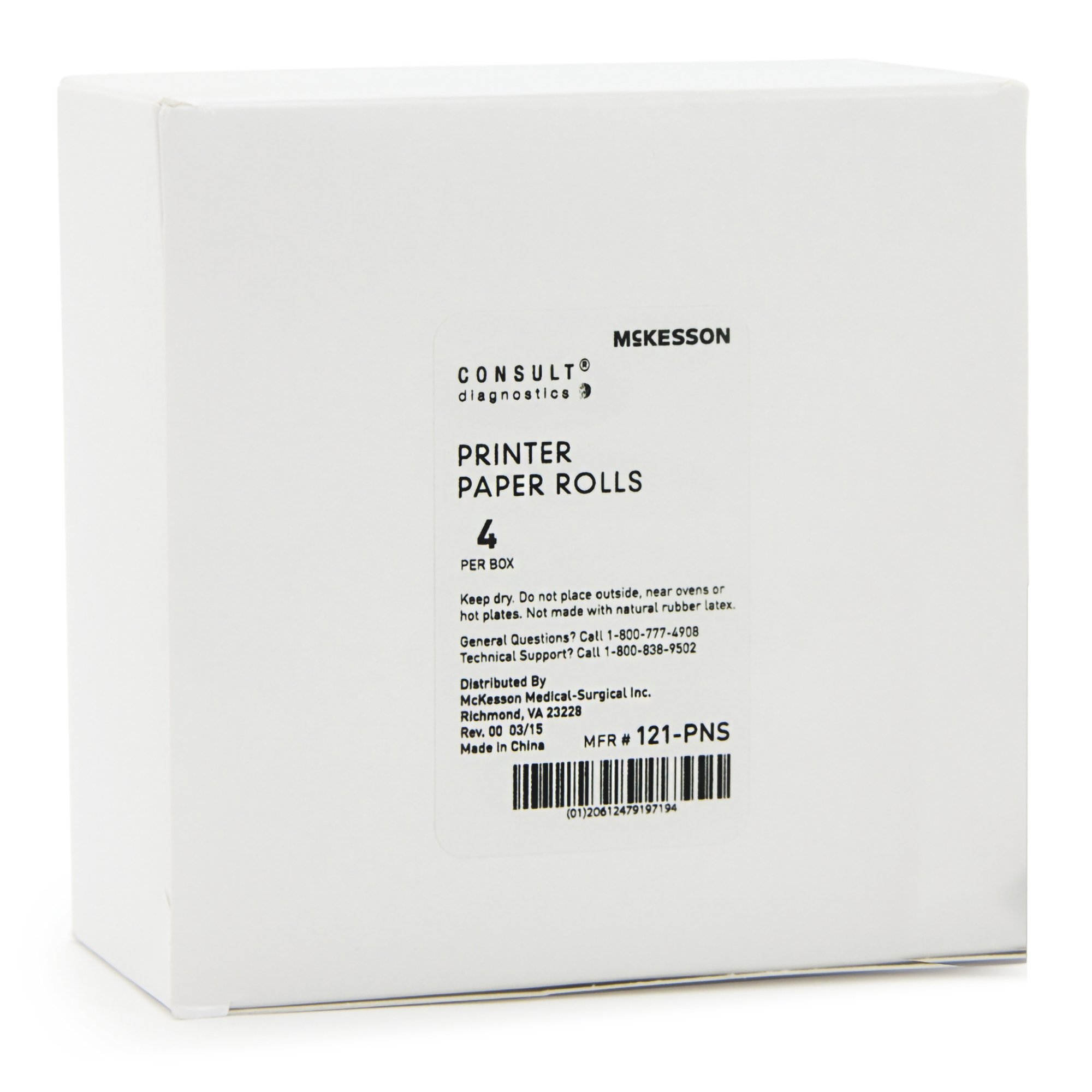 McKesson Brand - 121-PNS McKesson Consult® Printer Paper Rolls