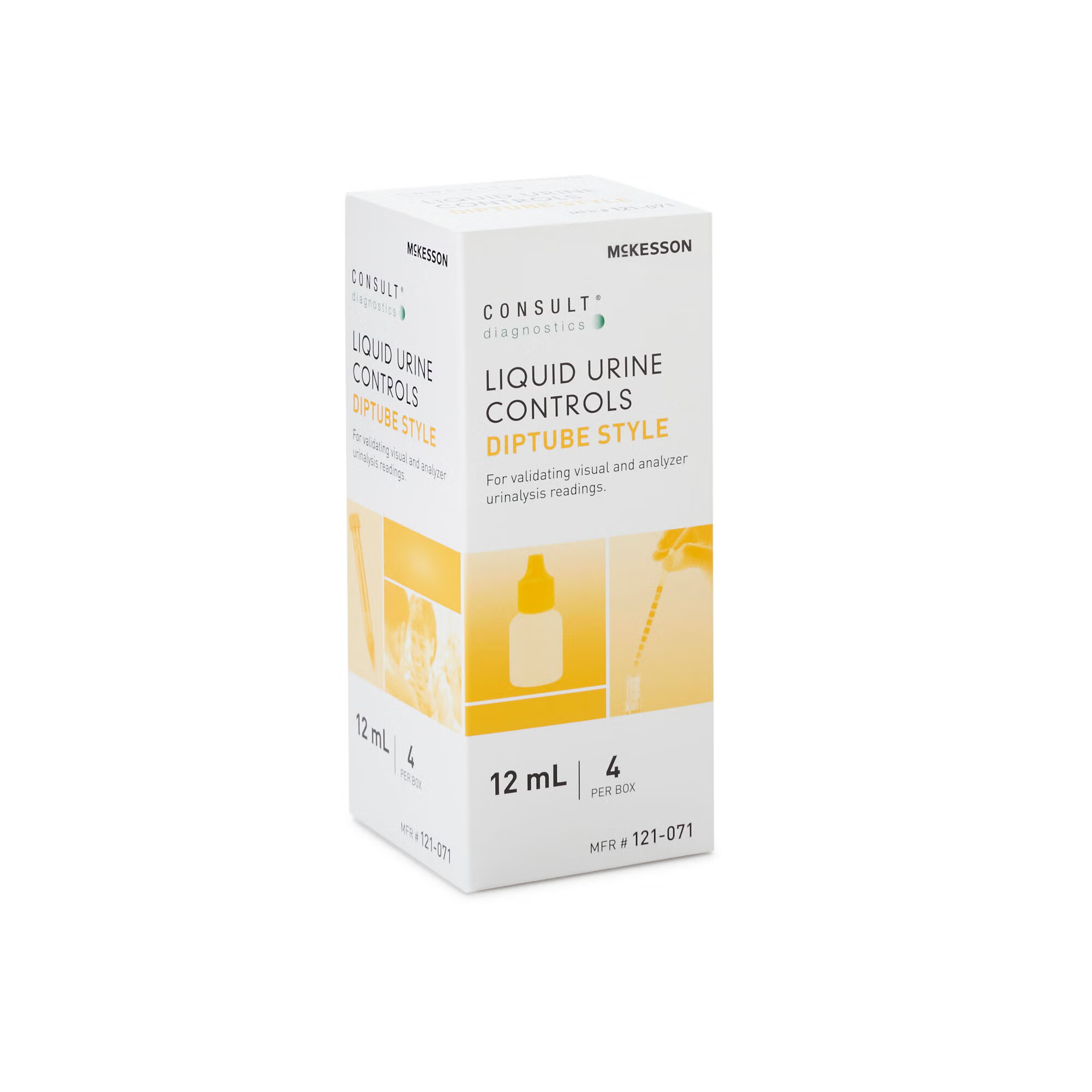 McKesson Brand - 121-071 Urine Chemistry Control Set McKesson Consult™ Analyte Testing Positive Level / Negative Level 2 X 12 mL