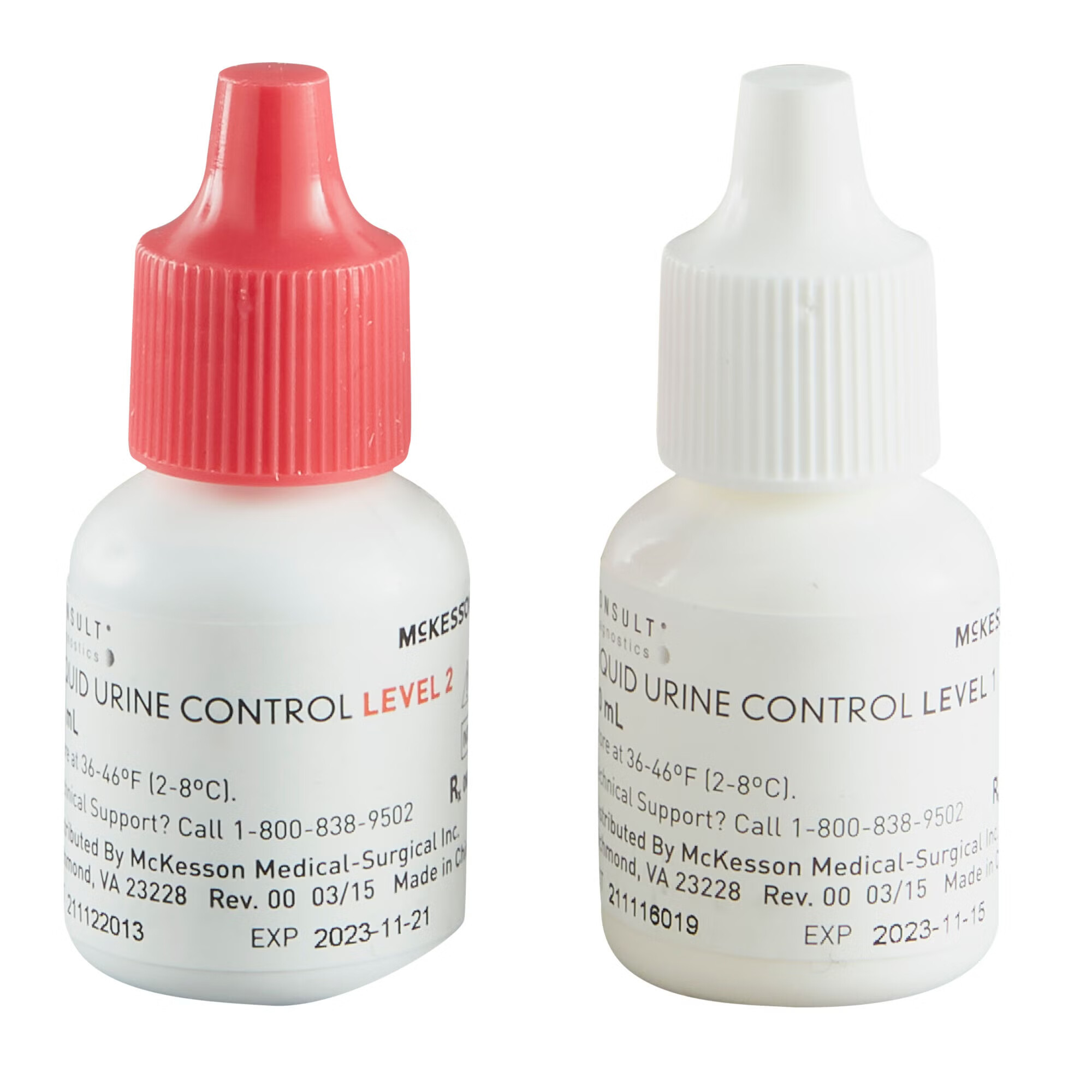 McKesson Brand - 121-011 Urine Chemistry Control Set McKesson Consult™ Analyte Testing Positive Level / Negative Level 3 X 10 mL
