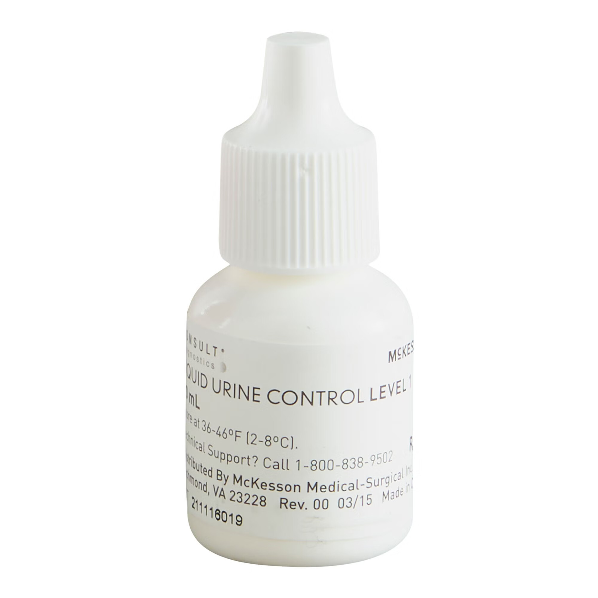 McKesson Brand - 121-011 Urine Chemistry Control Set McKesson Consult™ Analyte Testing Positive Level / Negative Level 3 X 10 mL