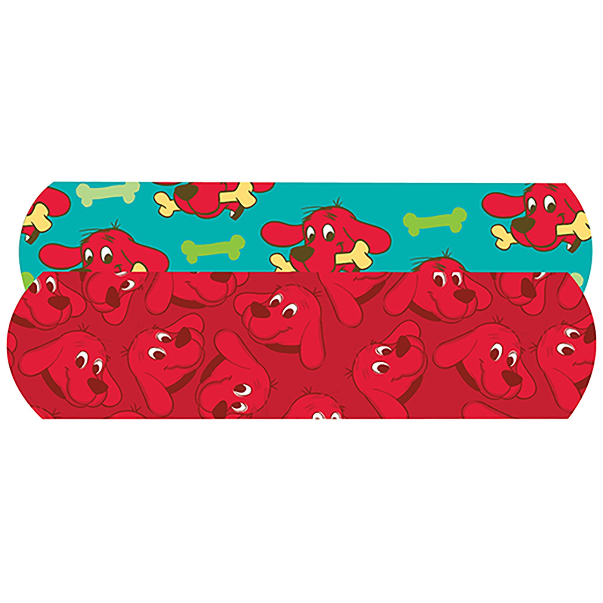 Dukal - 15960 American® White Cross Stat Strip® Clifford the Big Red Dog Adhesive Strips