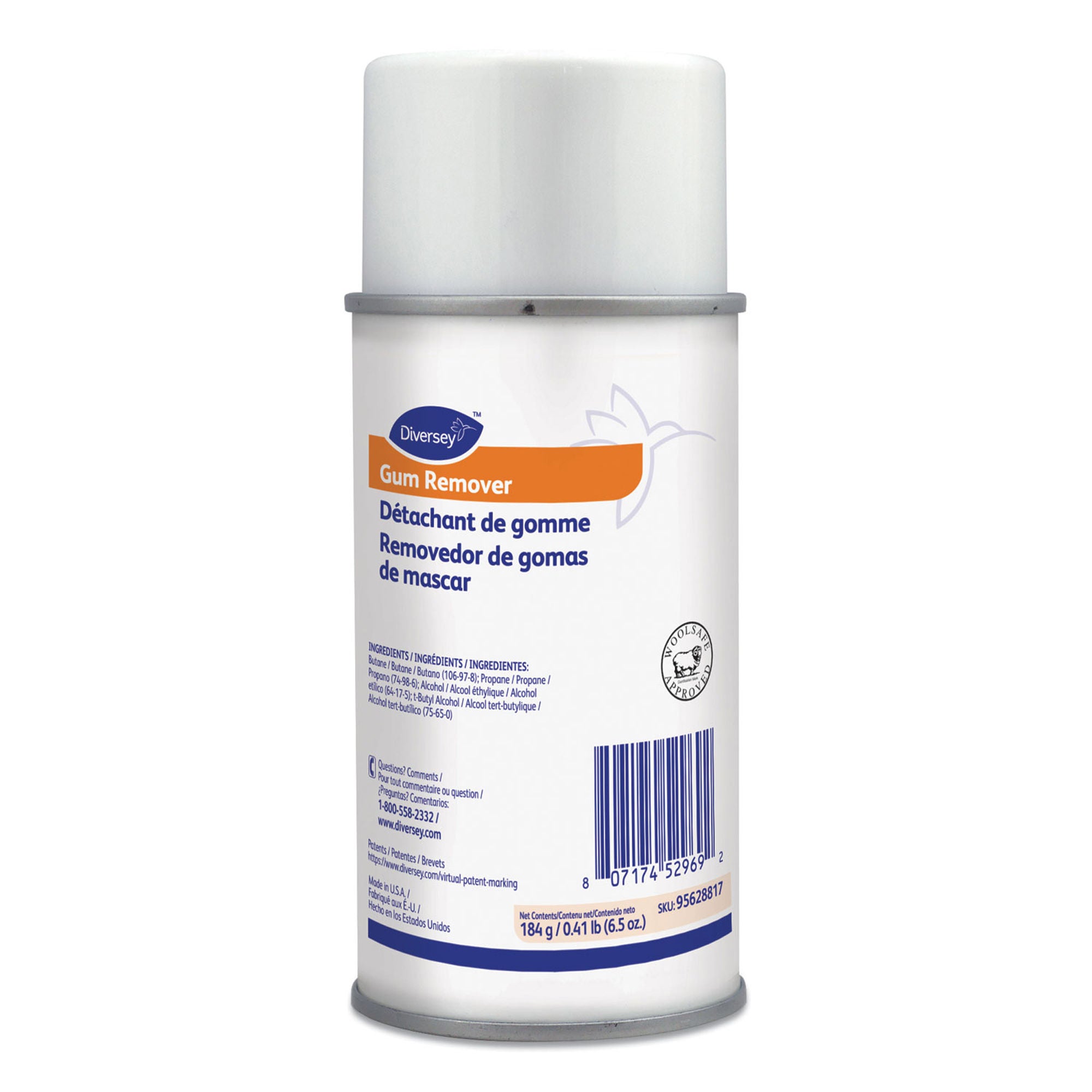 Essendant Co-United Stationers - DVO95628817CT Chewing Gum Remover Diversey™ Aerosol Spray Liquid 6.5 oz. Can Cherry Scent NonSterile