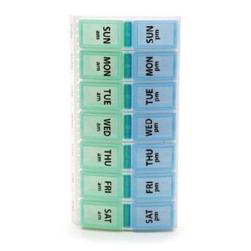 Apothecary Products - 67010 Apothecary Products® 7 Day Two-Dose Pill Organizer