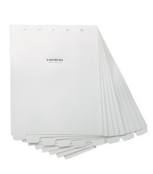 Carstens - 1619-02 Chart Divider Blank