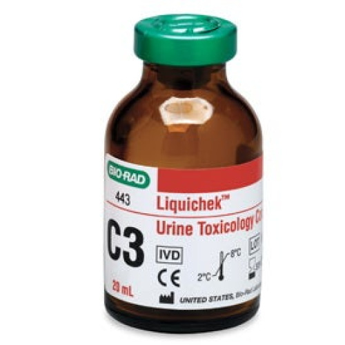 Bio-Rad Laboratories - 443 Control Liquichek™ Urine Toxicology Level C3 10 X 20 mL