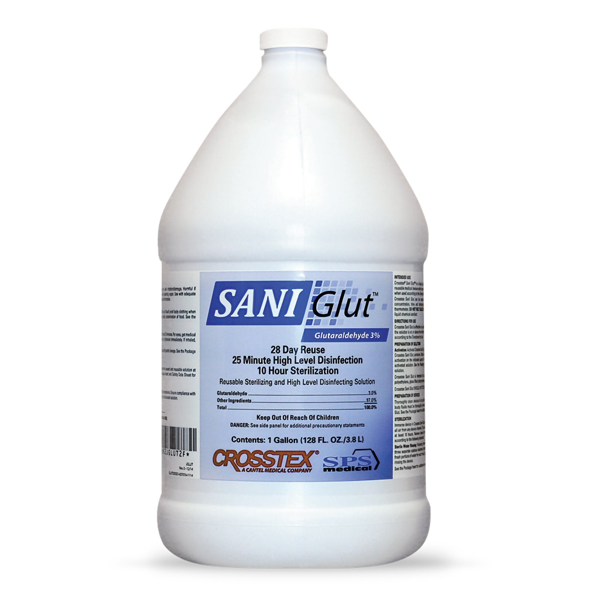 SPS Medical Supply JGLUT - SANI Glut™ Glutaraldehyde High Level Disinfectant - 1/Each, 4/Case