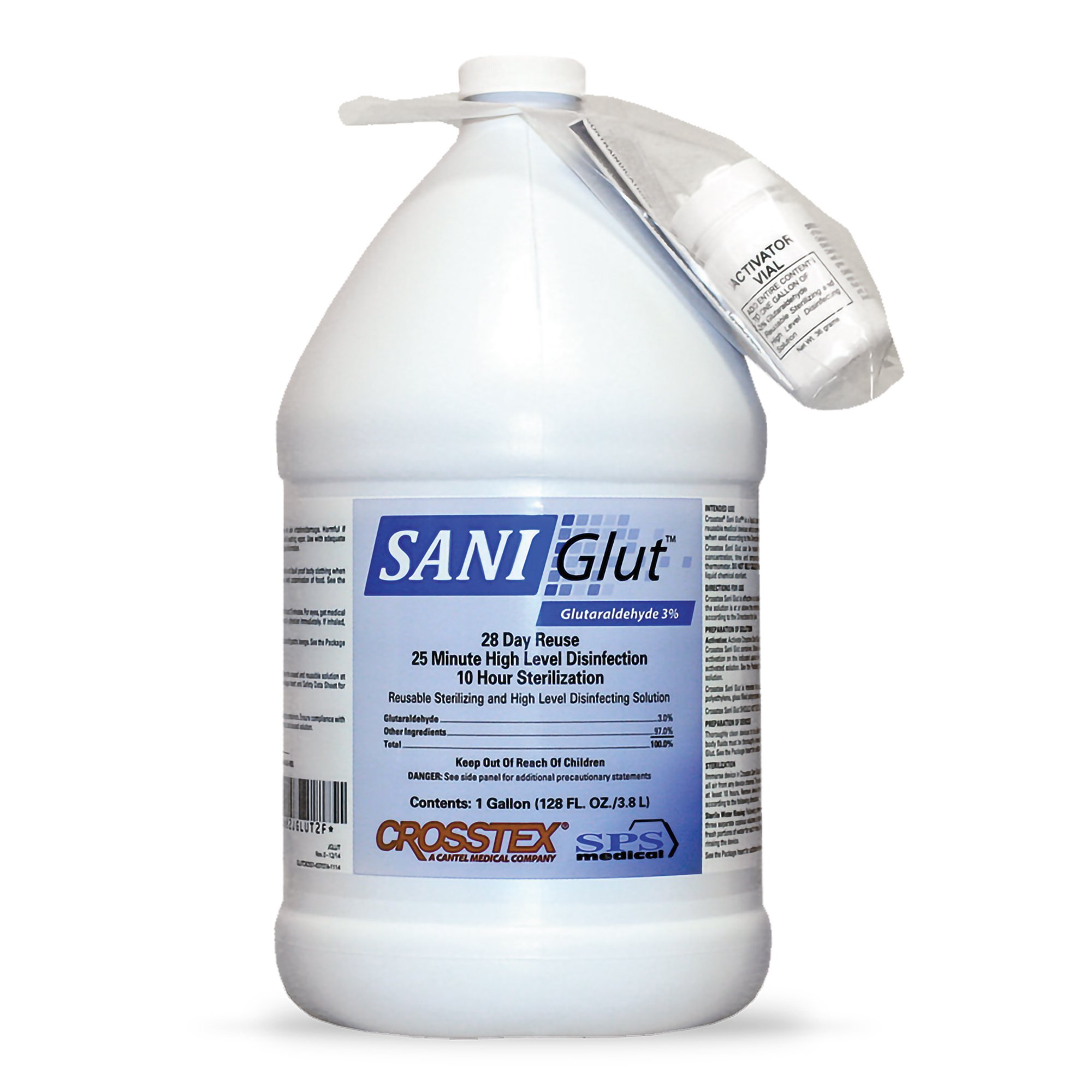 SPS Medical Supply JGLUT - SANI Glut™ Glutaraldehyde High Level Disinfectant - 1/Each, 4/Case