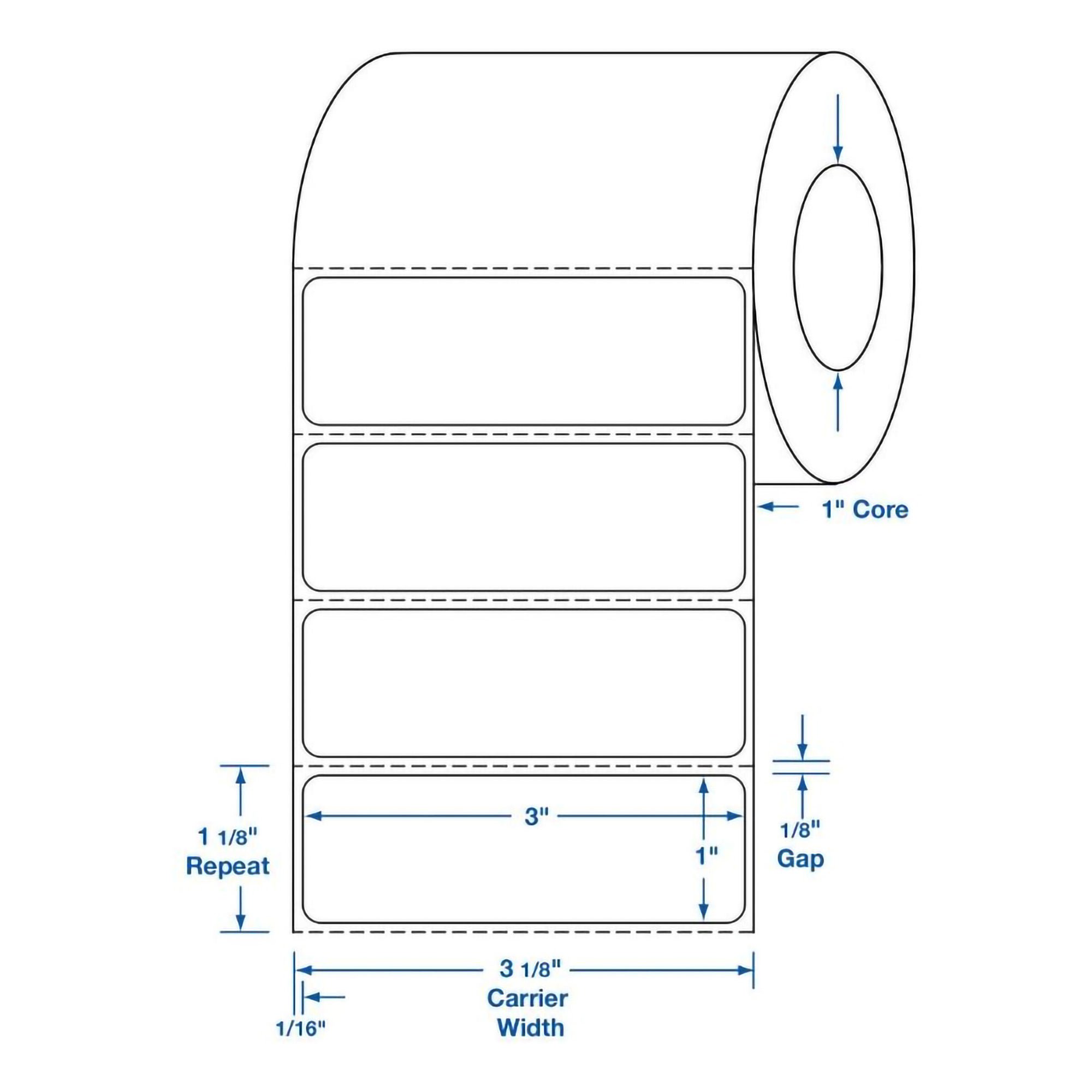 Medline - DTL893 Centurion Direct Thermal Label