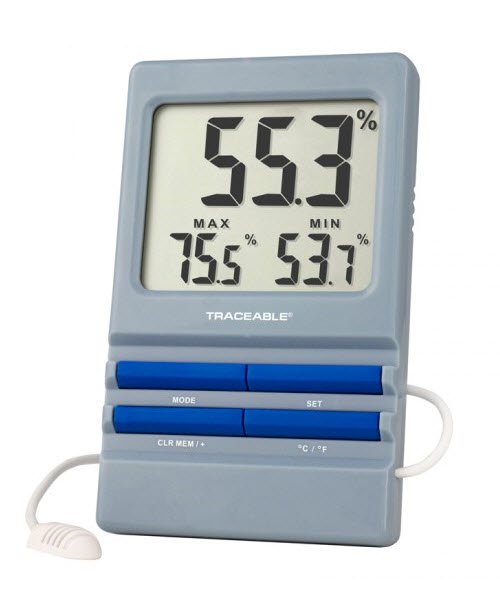 Cole-Parmer-Antylia Scientific 98766-85 - Traceable® Hygrometer / Thermometer with Alarm - 1/Each