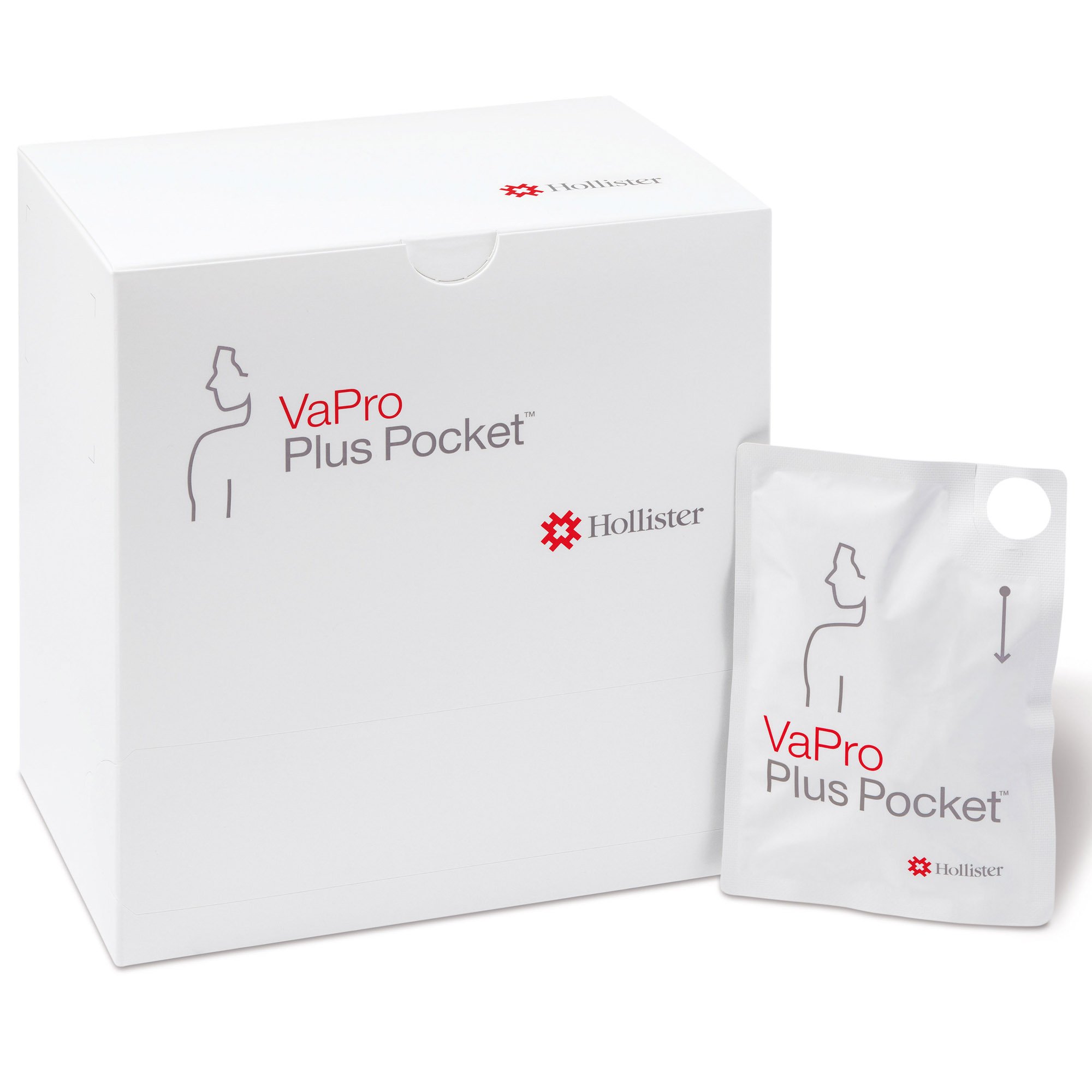 Hollister 74142 - VaPro™ Plus TouchFree Urethral Catheter - 1/Each, 30/Box