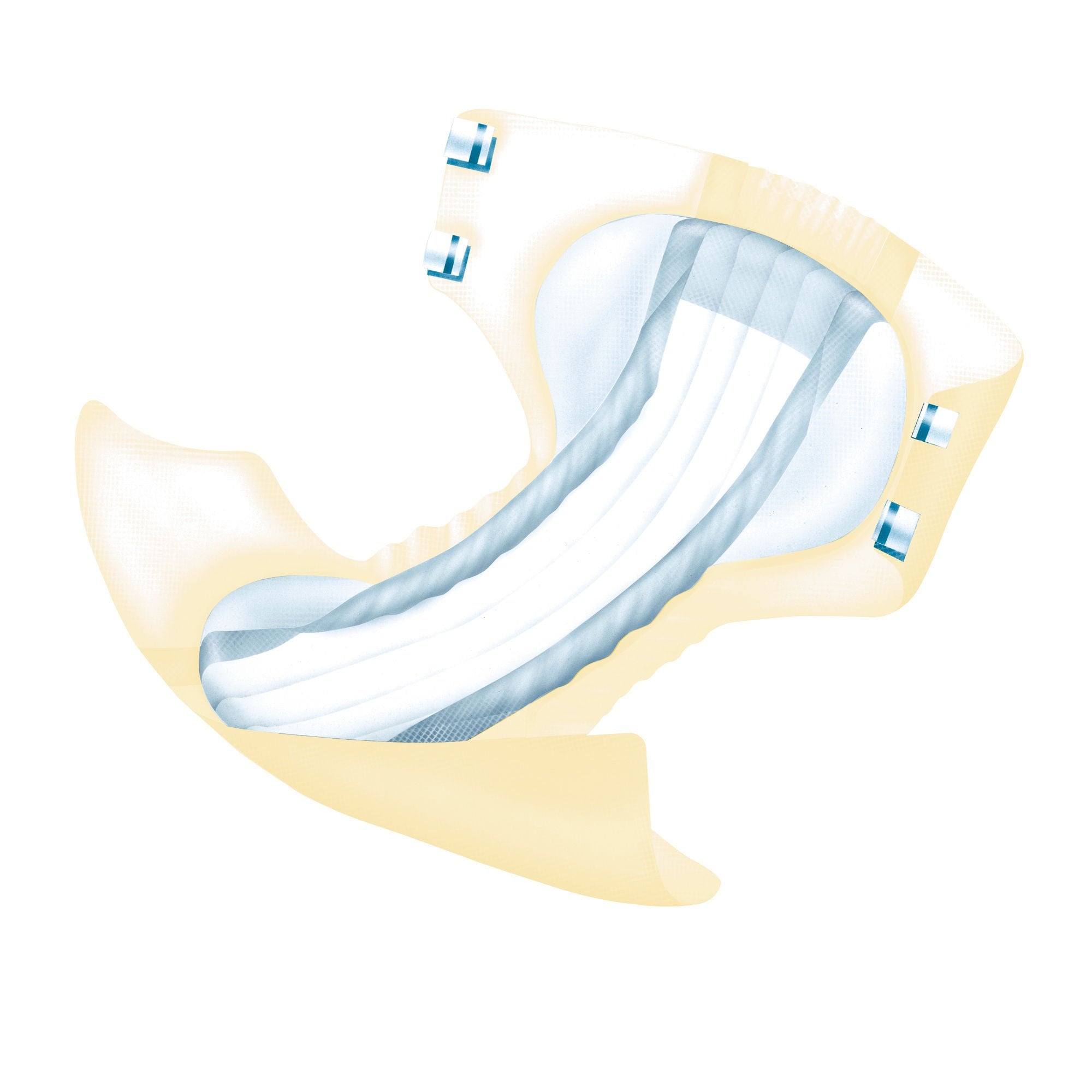 Abena North America - 308851 Abena® Delta-Form S1 Incontinence Brief, Small